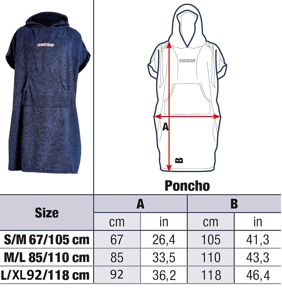Cressi Poncho Robe