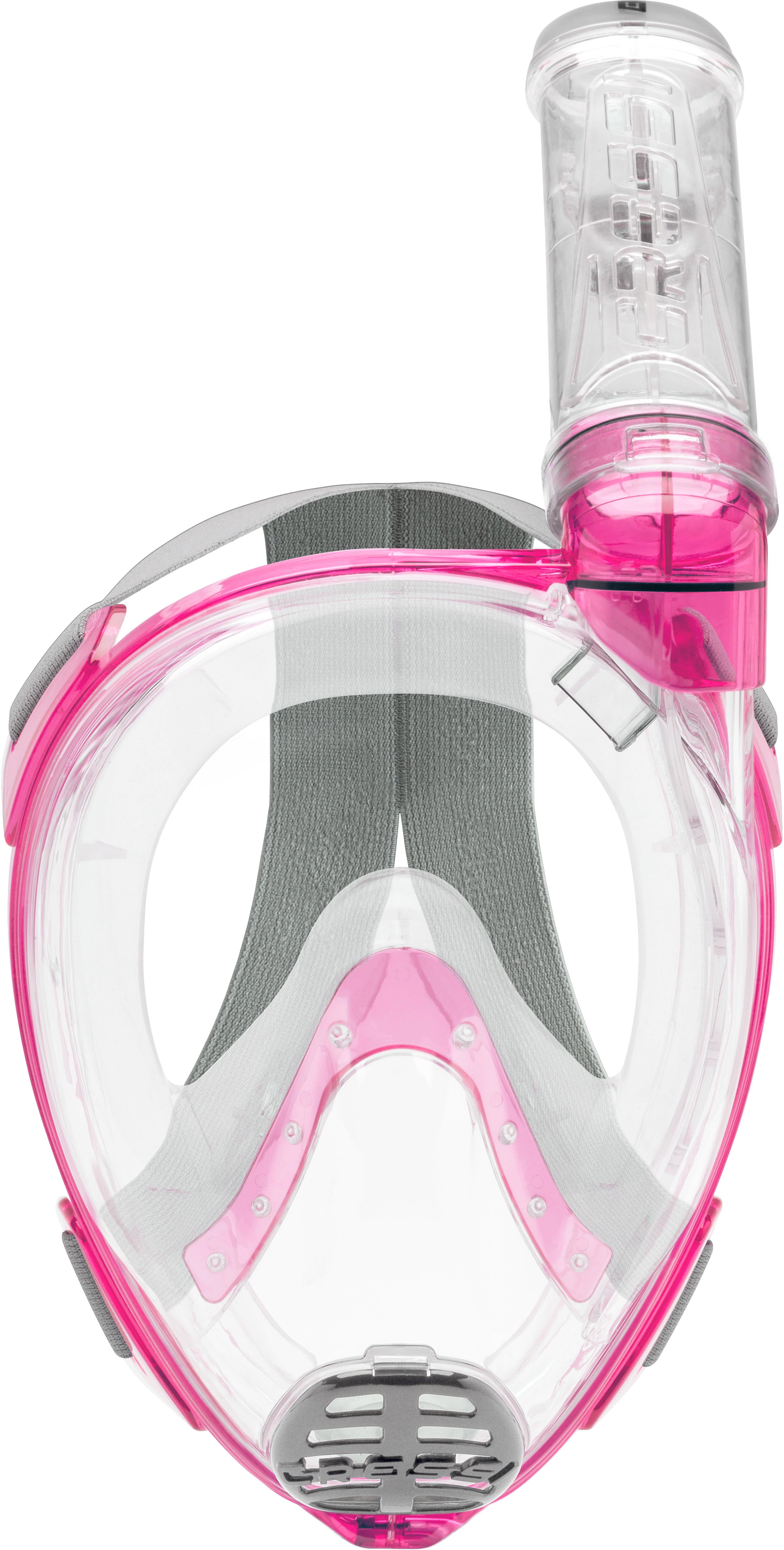 Cressi Baron Junior Full Face Mask - XDT0360020 - Baron Junior Full Face Mask - Clear / Blue / XS - Snorkeling