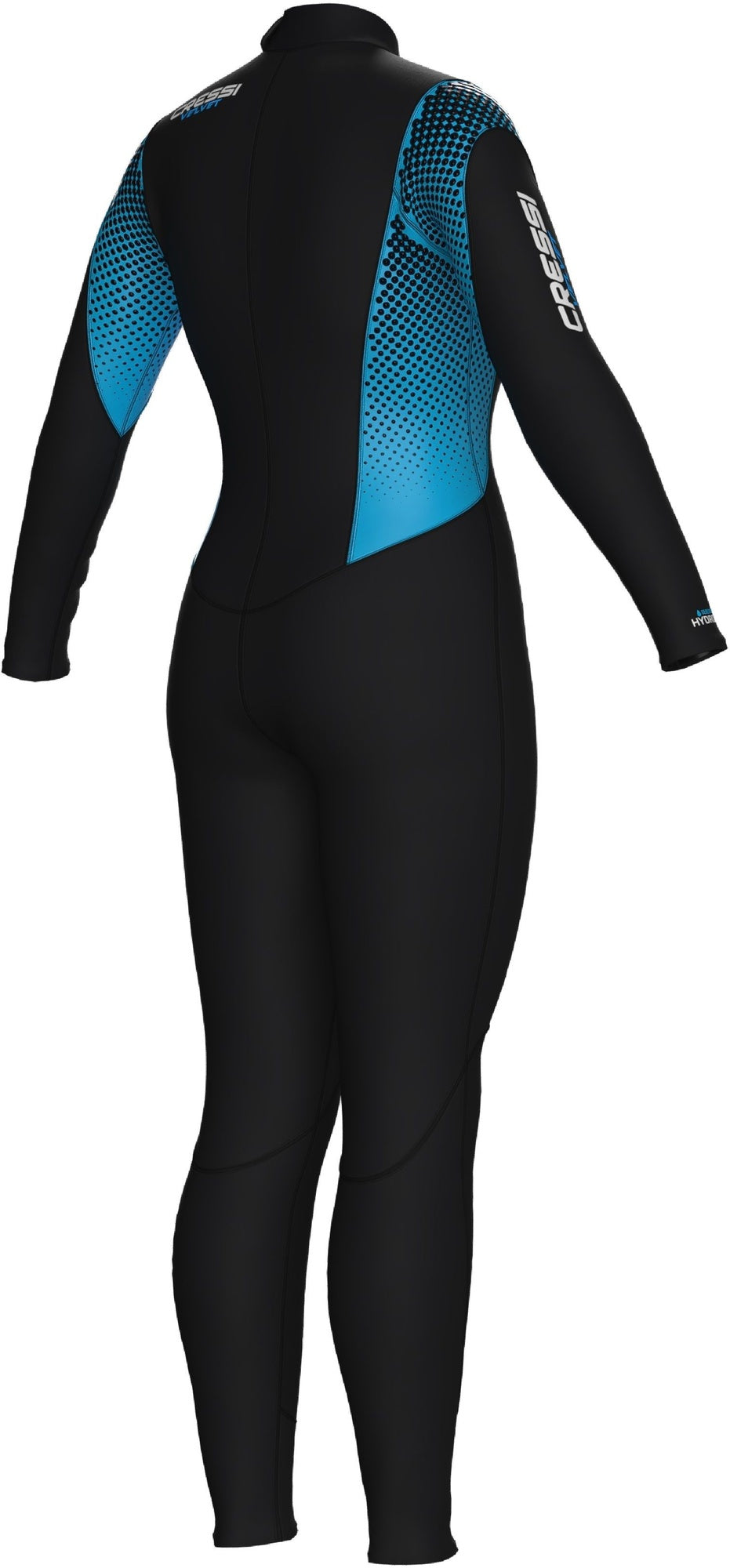 Cressi Velvet Wetsuit Lady - LU491401 - Velvet Wetsuit Lady - Black / Turquoise / XS / 3 mm - Scuba Diving | Snorkeling | Watersports