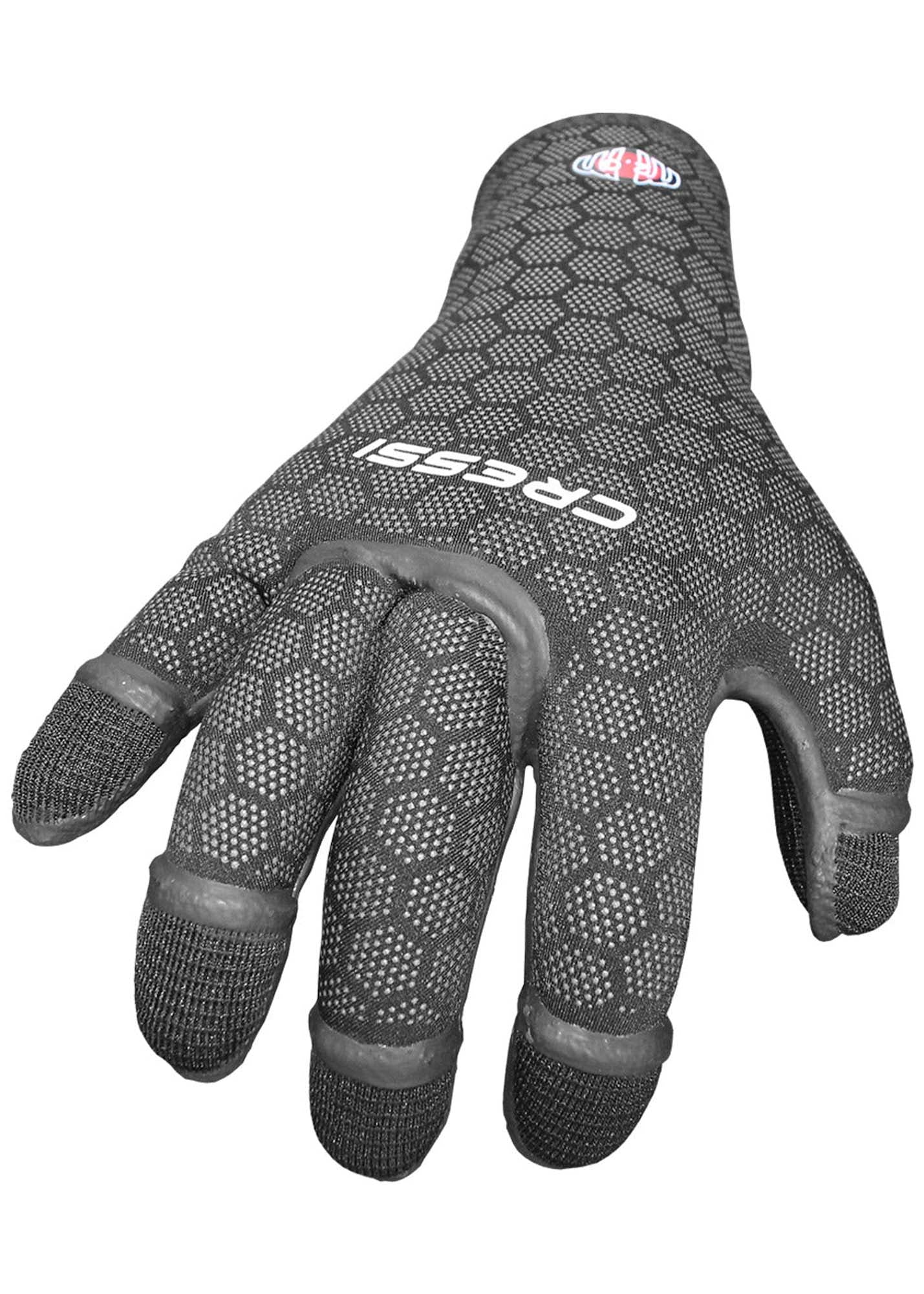 Cressi Spider Pro Gloves - PG101201 - Spider Pro Gloves - Darg Grey / XS - Scuba Diving | Spearfishing | Freediving | Watersports