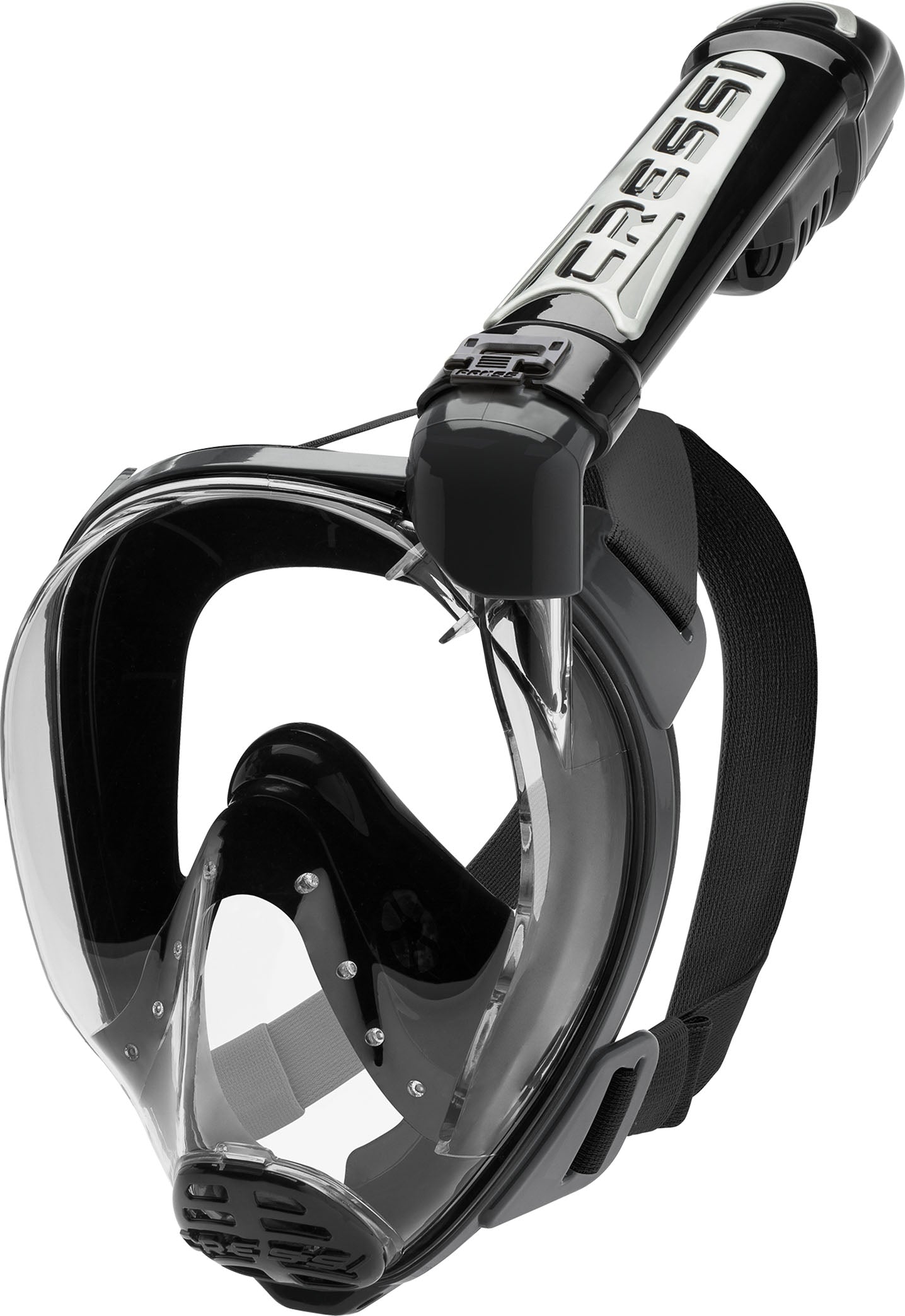 🤿 CRESSI Duke Full Face Snorkel Mask: Visión Panorámica Y Respiración Natural Sin Vaho (Tallas S/M Y M/L)
