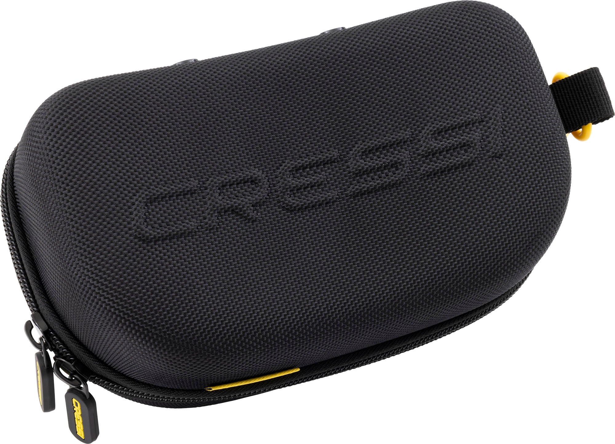 Cressi Elite Mask Case - DZ700100 - Elite Mask Case - Black / Yellow - Scuba Diving | Spearfishing | Freediving | Snorkeling