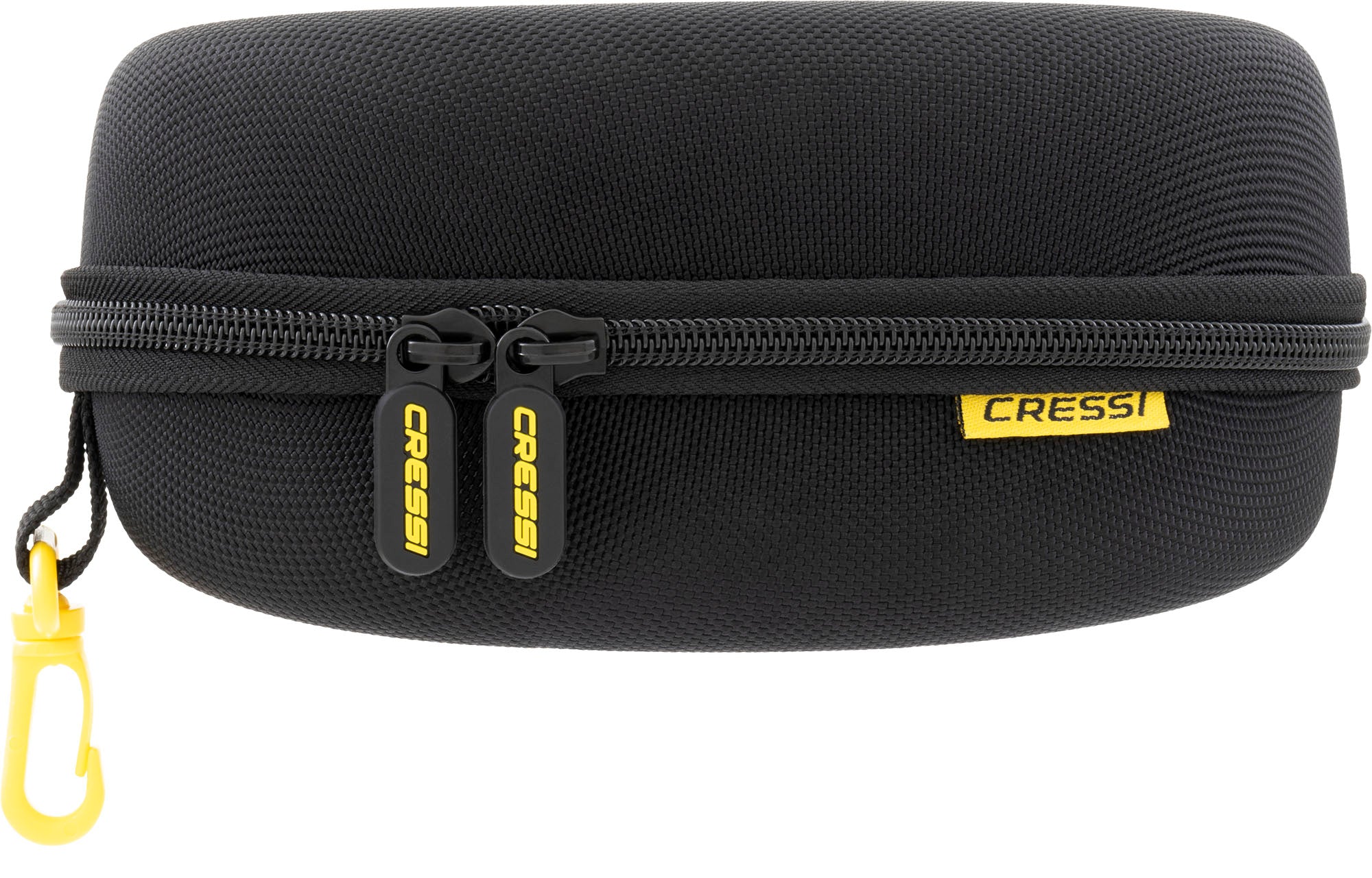 Cressi Elite Swim Goggles Case - DZ700200 - Elite Swim Goggles Case - Black / Yellow - Swimming