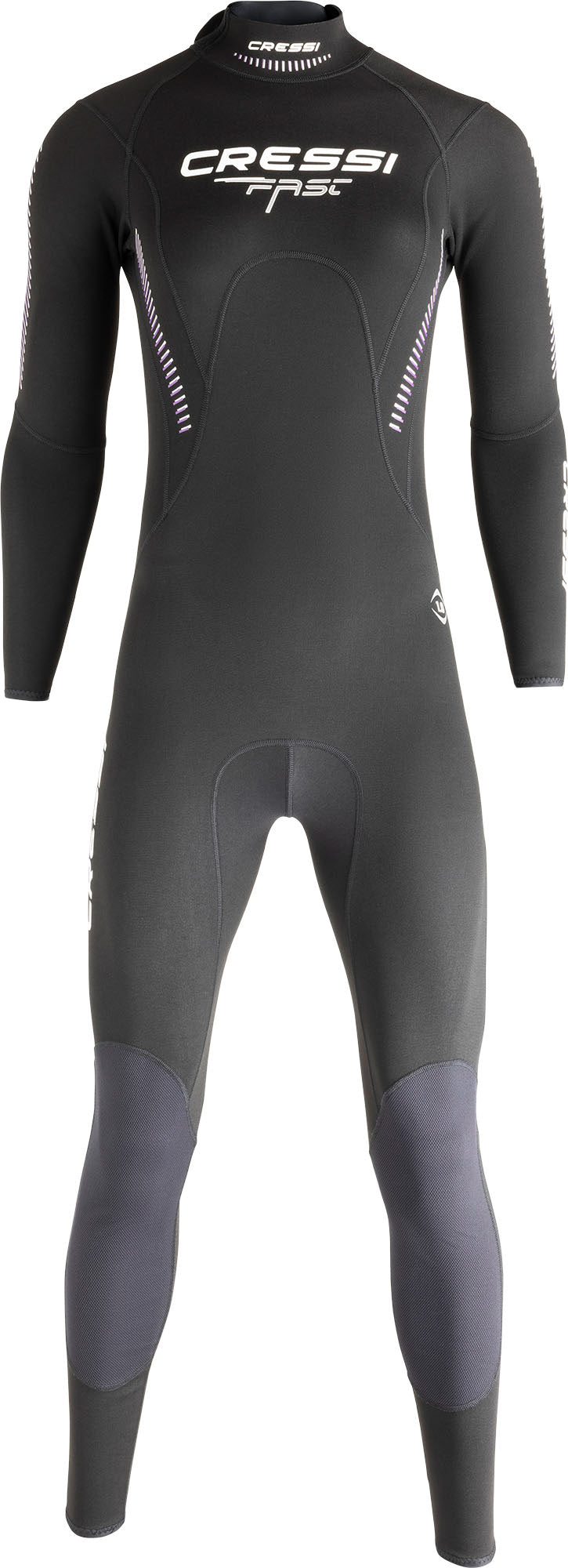 Cressi Fast 1 mm Wetsuit Lady - LR109101 - Fast 1 mm Wetsuit Lady - Black / Grey / XS / 1 mm - Scuba Diving