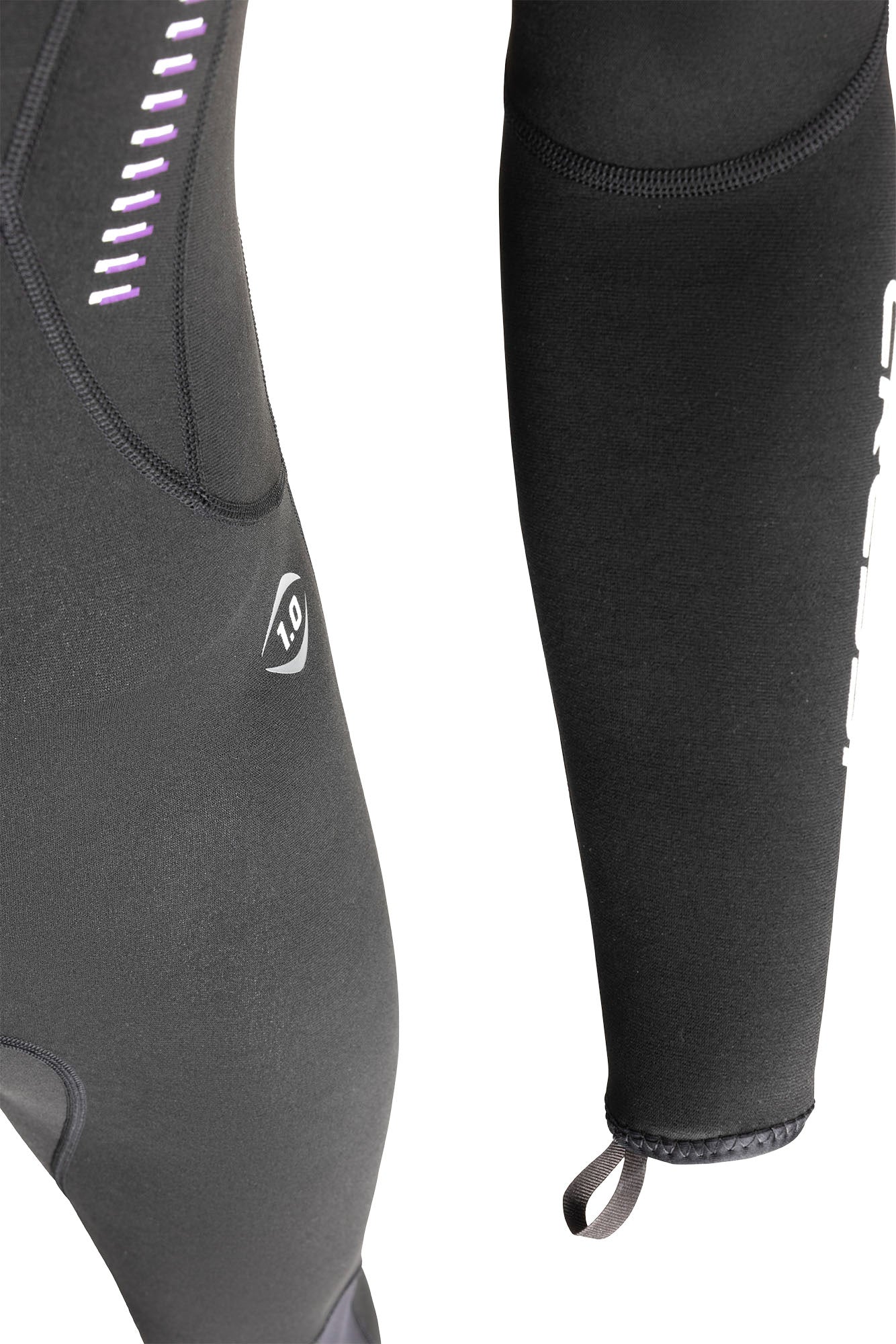 Cressi Fast 1 mm Wetsuit Lady - LR109101 - Fast 1 mm Wetsuit Lady - Black / Grey / XS / 1 mm - Scuba Diving