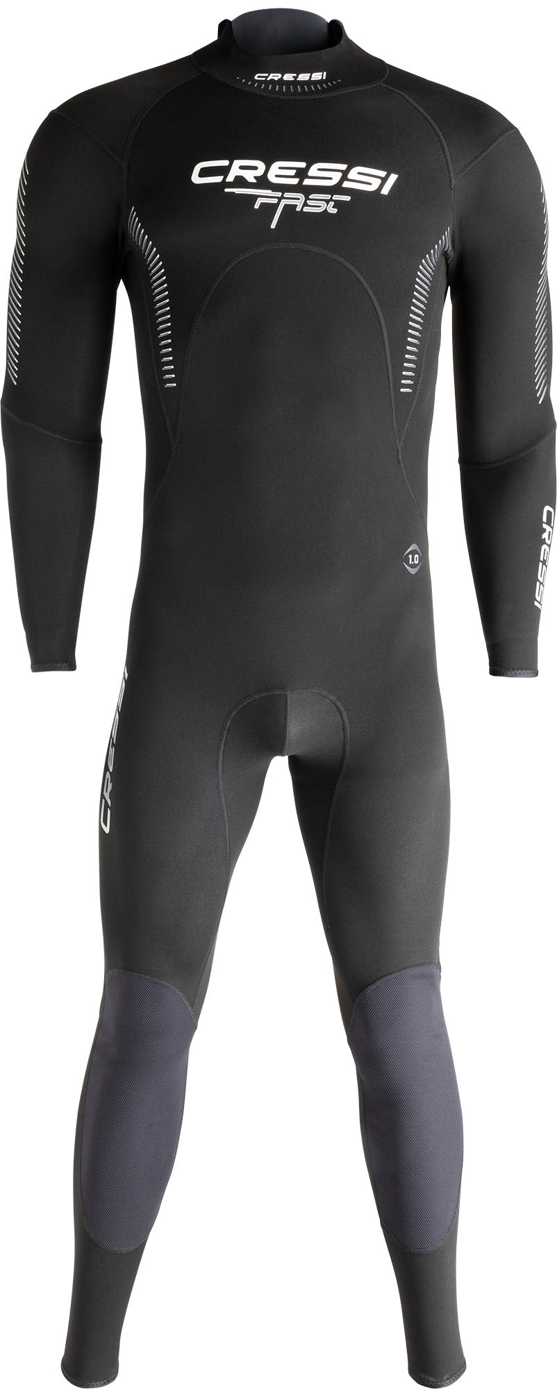 Cressi Fast 1 mm Wetsuit Man - LR108902 - Fast 1 mm Wetsuit Man - Black / Grey / S / 1 mm - Scuba Diving