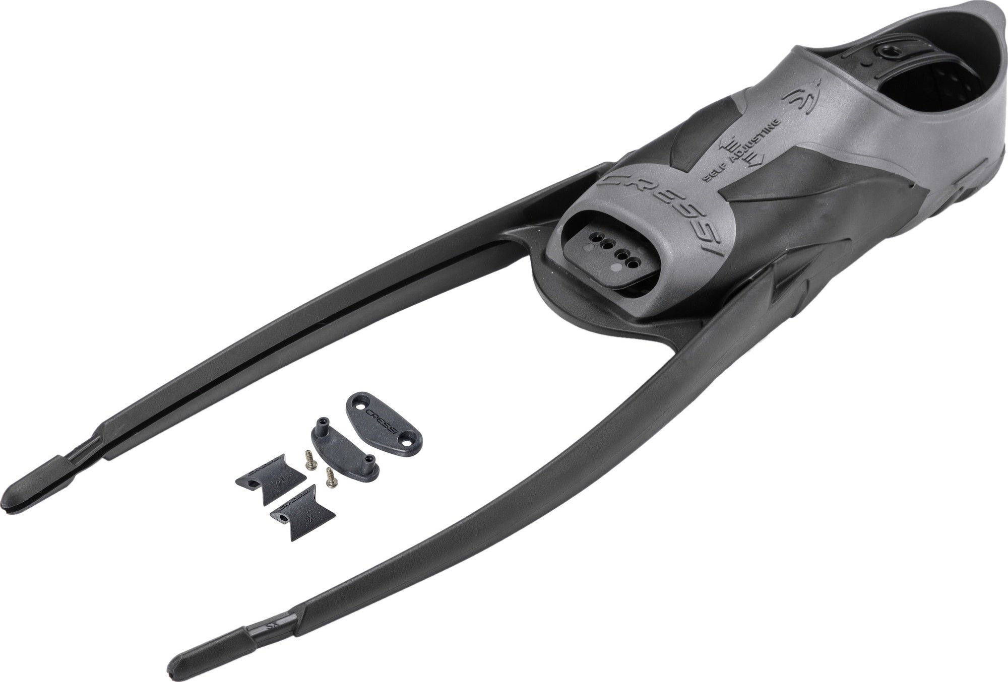 Cressi Gara Modular Fins Foot Pocket - BH005036 - Gara Modular Fins Foot Pocket - Black / Grey / EU 36/37 - Spearfishing | Freediving