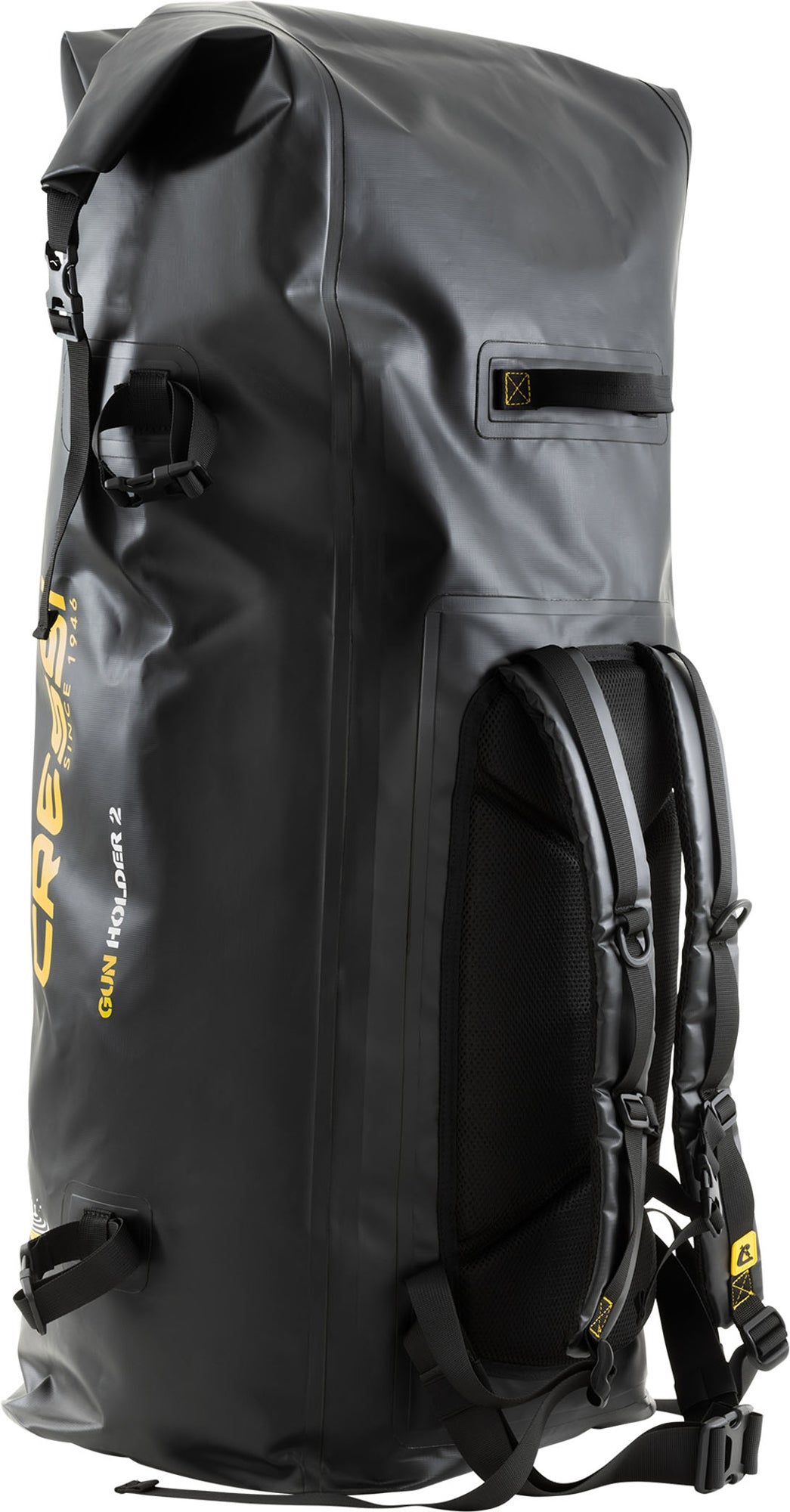 Cressi Gorilla Backpack - XUA925555 - Gorilla Backpack - Black / Yellow - Scuba Diving | Spearfishing | Freediving | Swimming | Snorkeling | Beach | Watersports