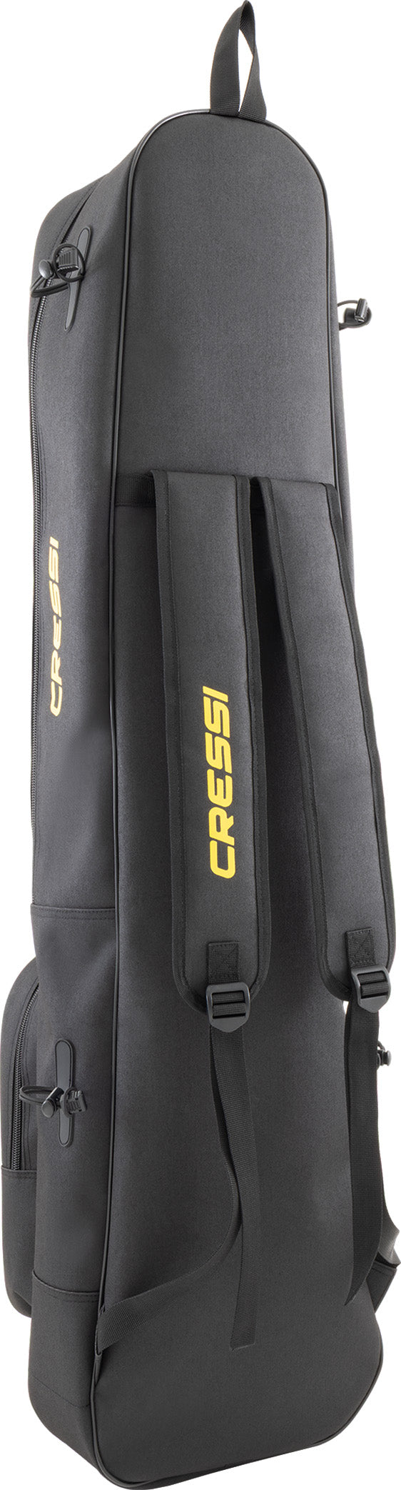 Cressi Helios Backpack - XVB990300 - Helios Backpack - Black / Yellow - Scuba Diving | Spearfishing | Freediving | Swimming | Snorkeling | Beach | Watersports
