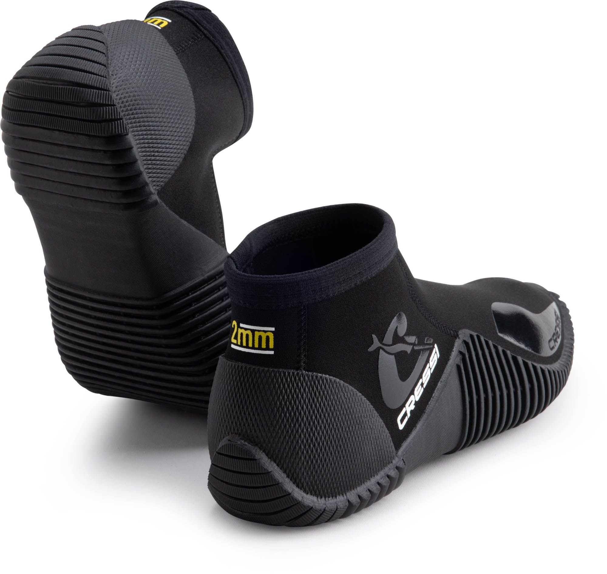 Cressi Low Boots - XLX430900 - Low Boots - Black / XS - EU 36/37 / 2 mm - Scuba Diving | Watersports
