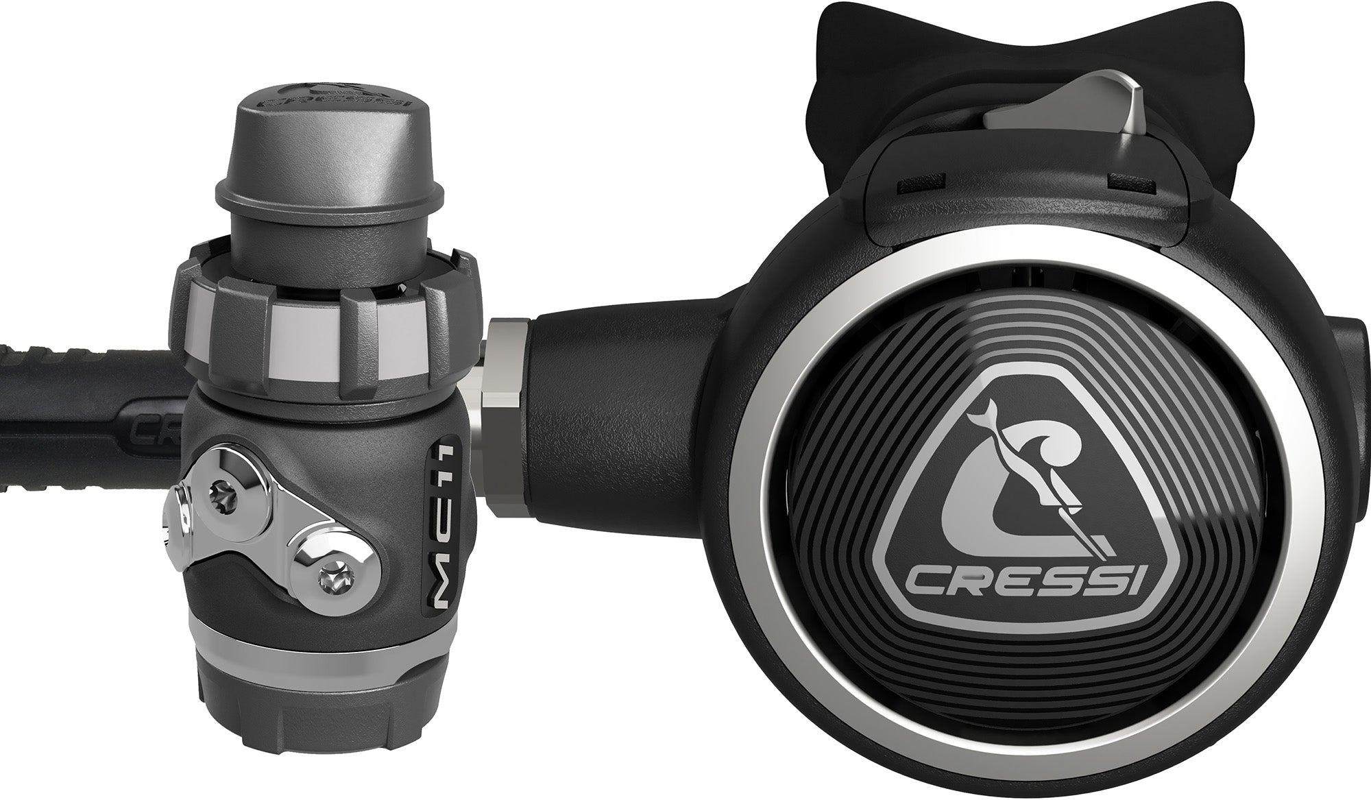 CRESSI
スキューバ３点セット　EU47/48 Cressi Ac2 + Compact Regulator