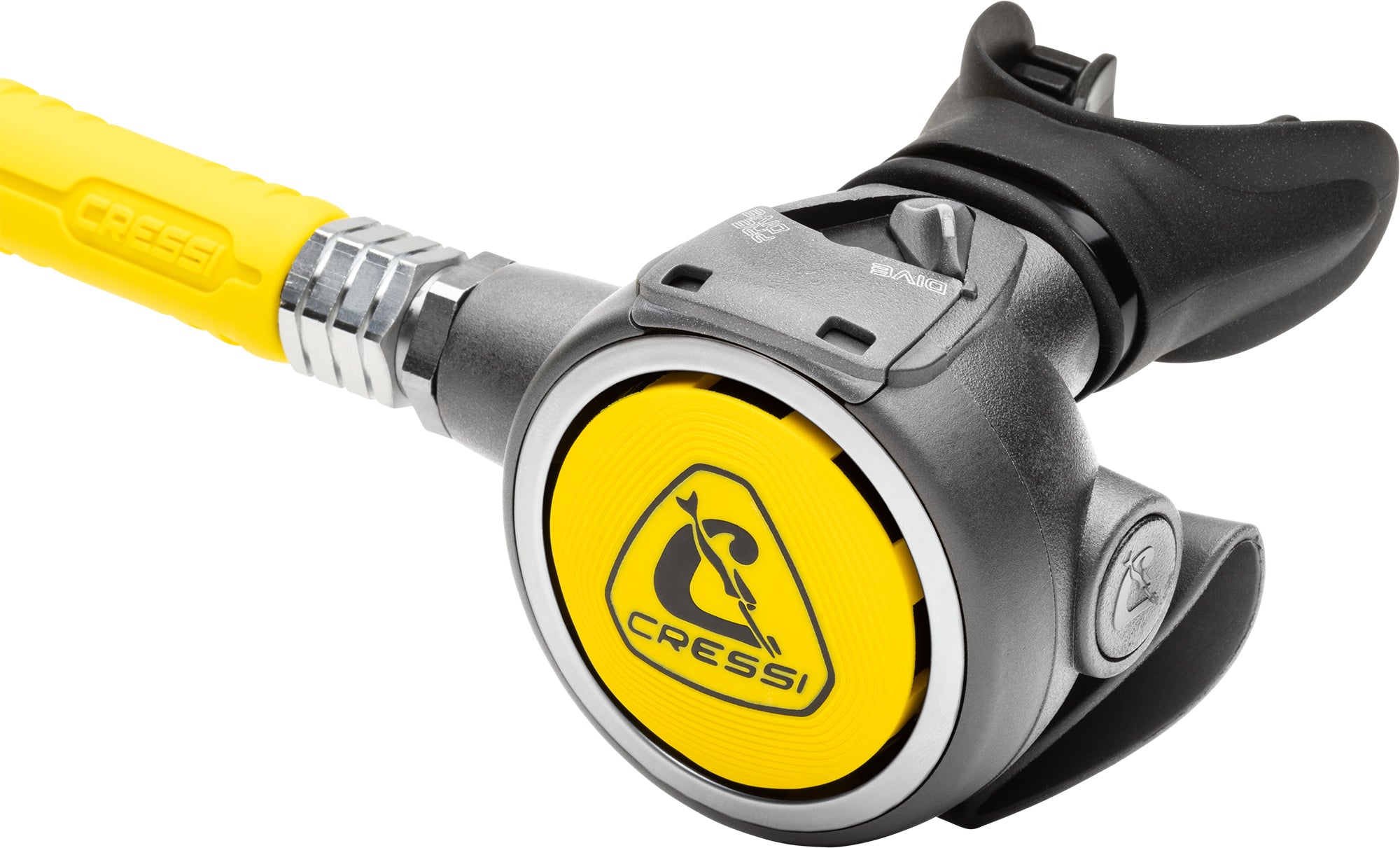 Cressi Zen Pro Octopus - HX790250 - Zen Pro Octopus - Black / Yellow - Scuba Diving