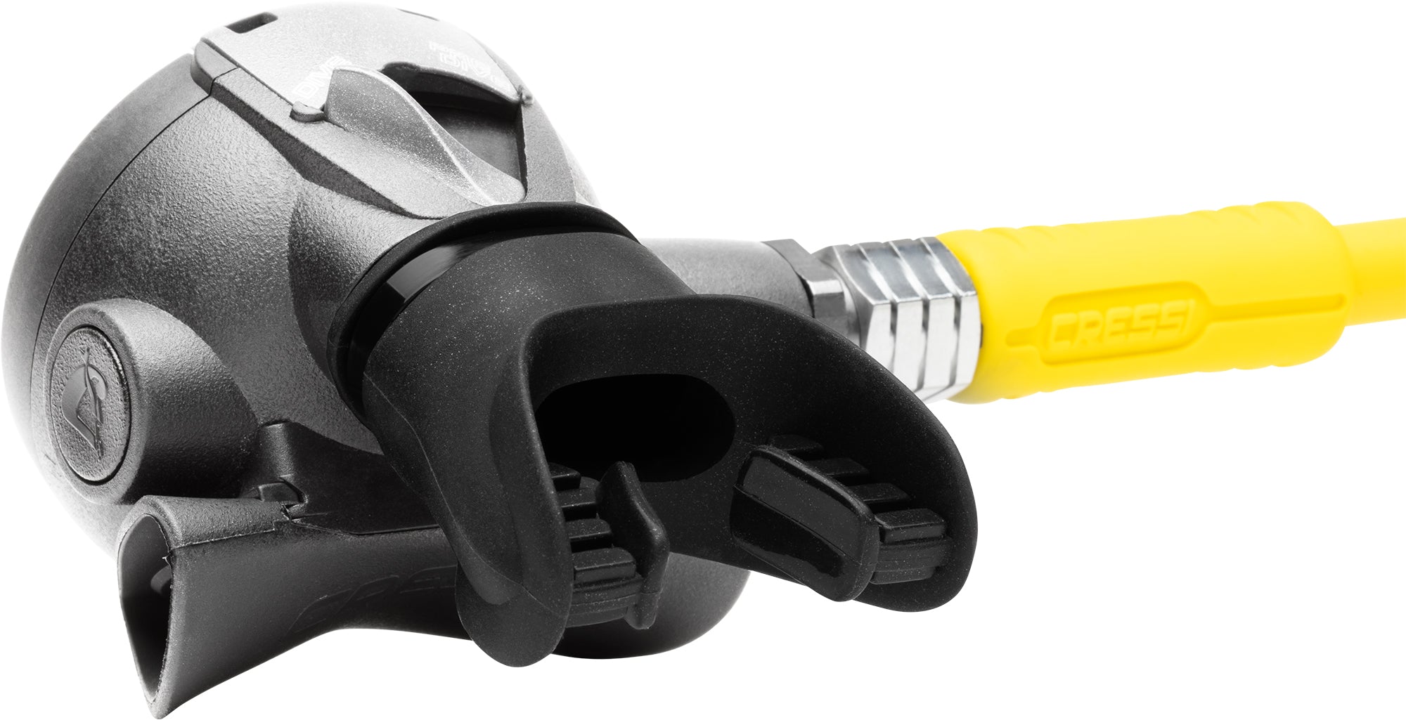 Cressi Zen Pro Octopus - HX790250 - Zen Pro Octopus - Black / Yellow - Scuba Diving