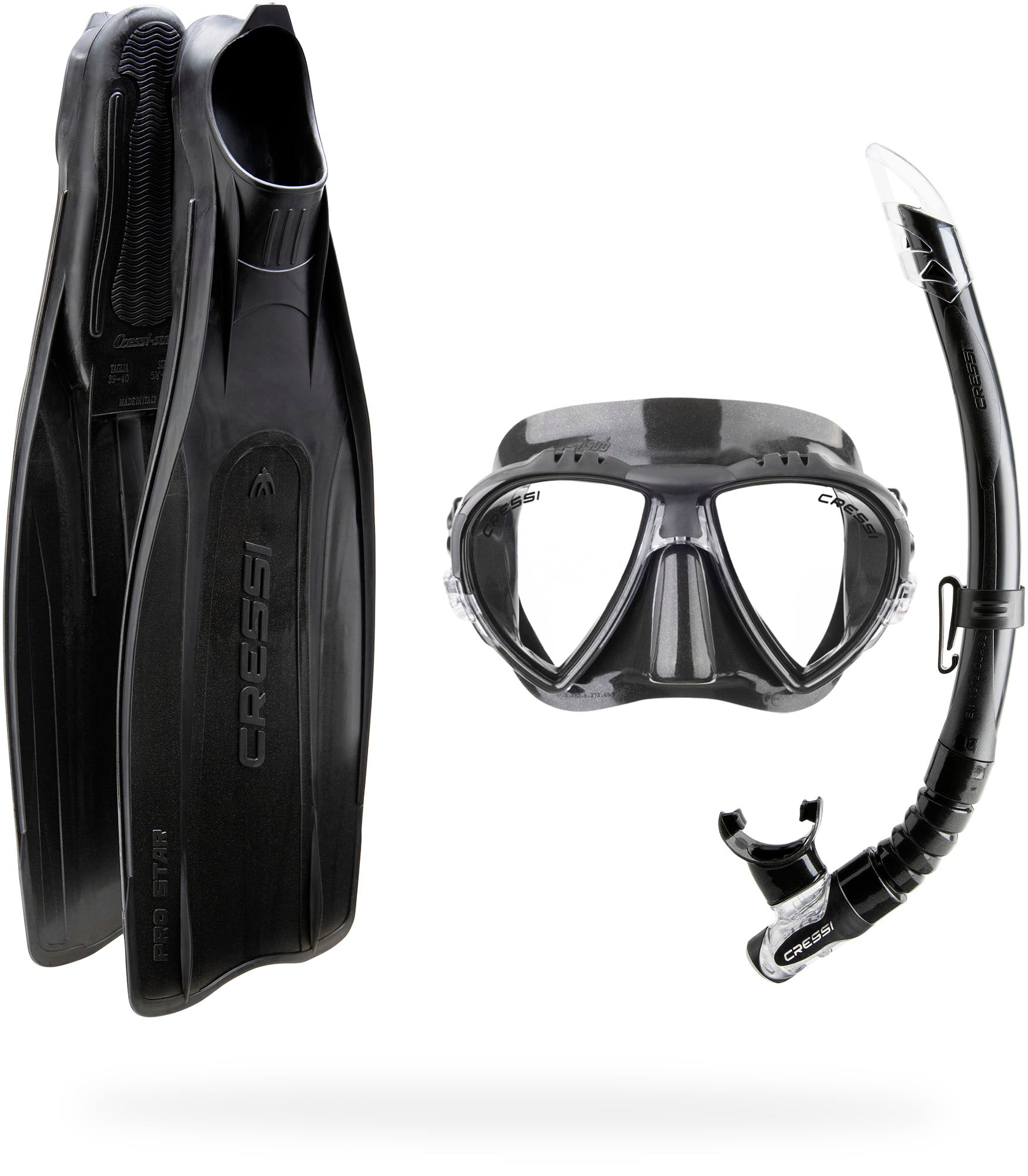 Cressi Pro Star Snorkel Set
