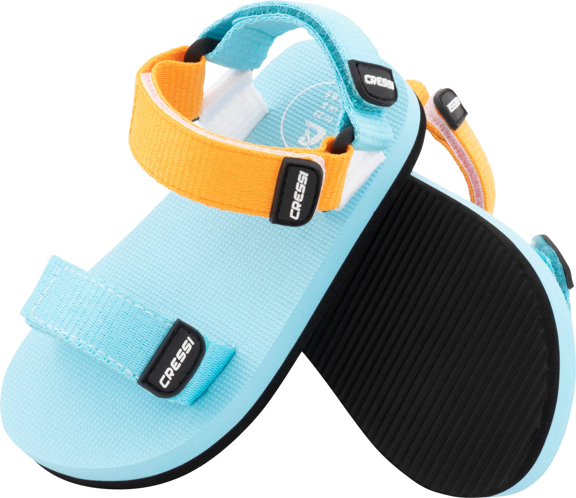 Cressi Rainbow Sandals - XVC102023 - Rainbow Sandals - Turquoise / Orange / 23 - Beach