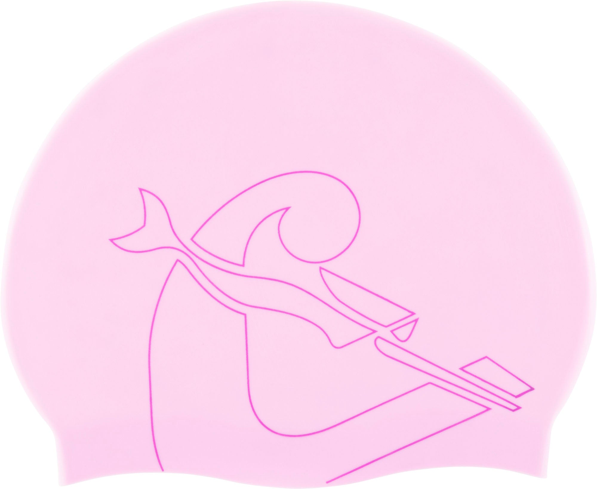 Cressi Ricky Jr Swim Cap - XDF224102 - Ricky Jr Swim Cap - Yellow / Blue - Swimming