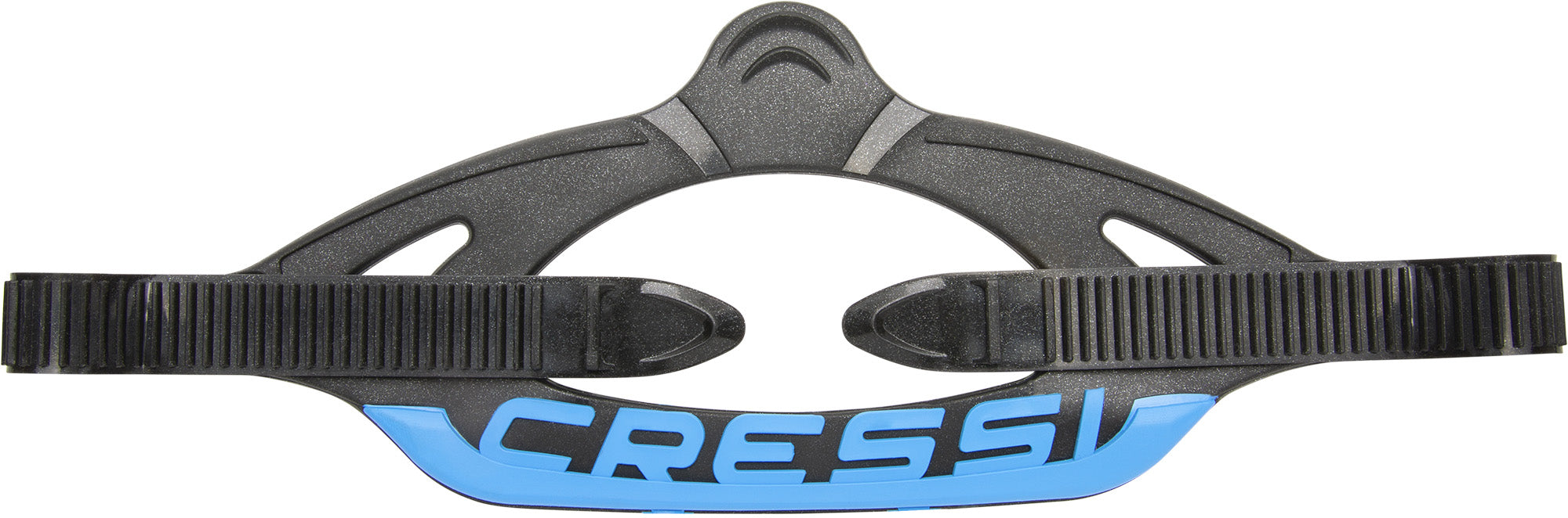 Cressi Professional Mask strap - DZ223522 - Professional Mask strap - Black / Azure - Scuba Diving | Spearfishing | Freediving | Snorkeling