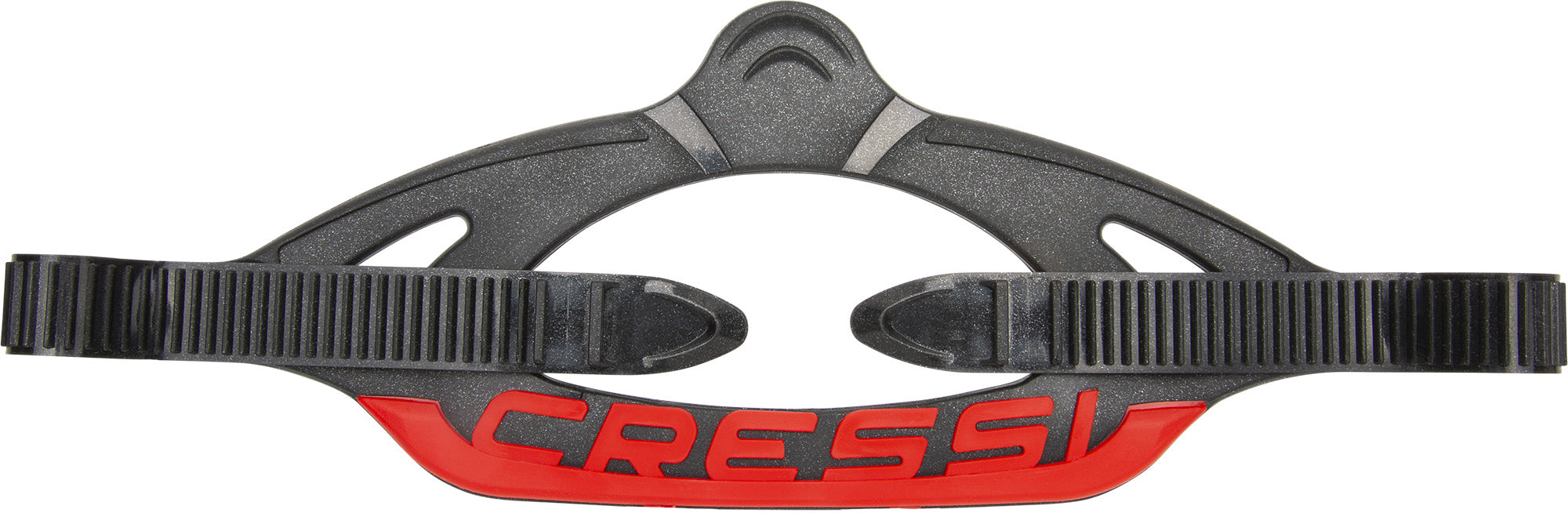 Cressi Professional Mask strap - DZ223508 - Professional Mask strap - Black / Red - Scuba Diving | Spearfishing | Freediving | Snorkeling