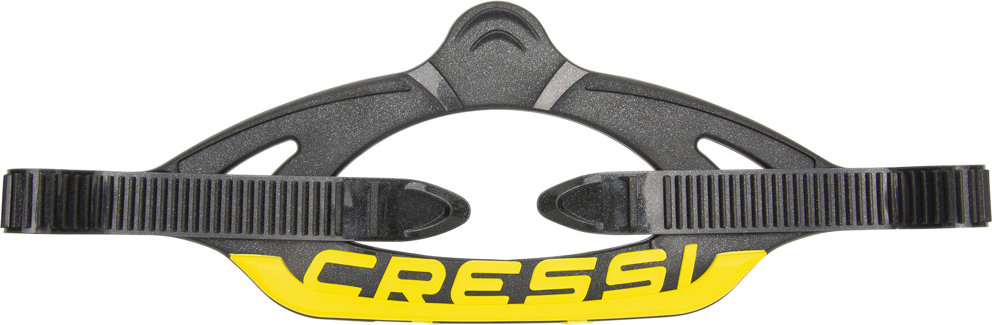 Cressi Professional Mask strap - DZ223501 - Professional Mask strap - Black / Yellow - Scuba Diving | Spearfishing | Freediving | Snorkeling