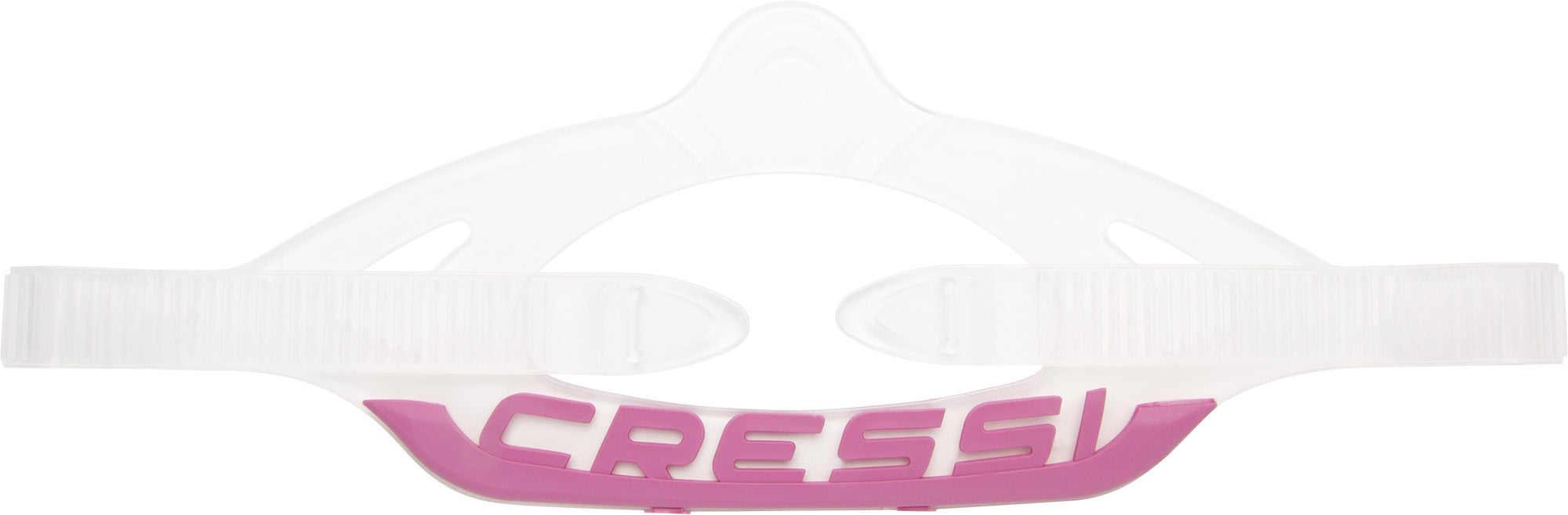 Cressi Professional Mask strap - DZ223040 - Professional Mask strap - Clear / Pink - Scuba Diving | Spearfishing | Freediving | Snorkeling
