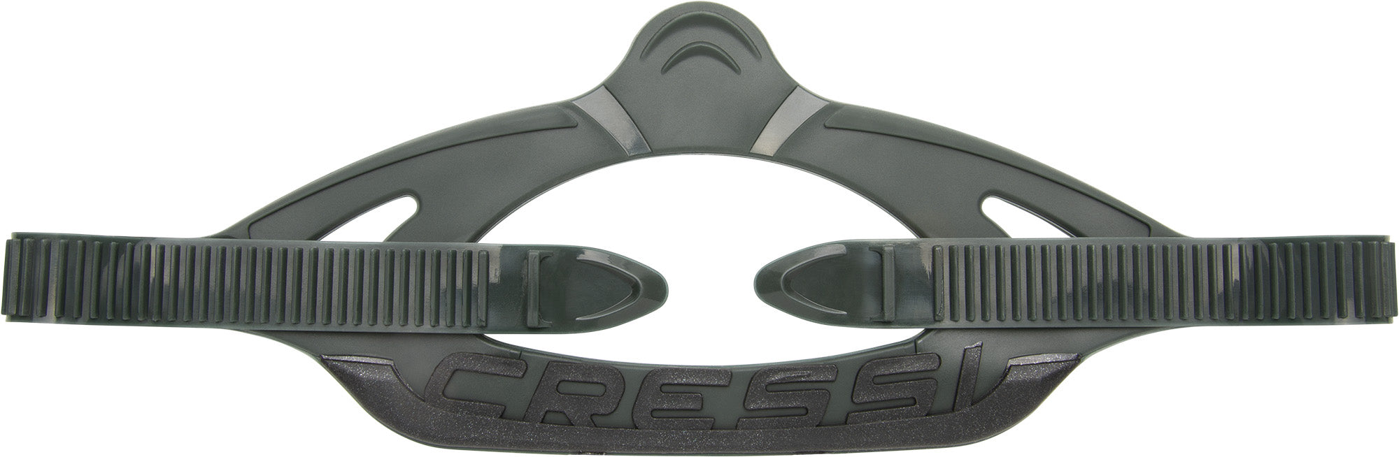 Cressi Professional Mask strap - DZ223905 - Professional Mask strap - Green / Black - Scuba Diving | Spearfishing | Freediving | Snorkeling