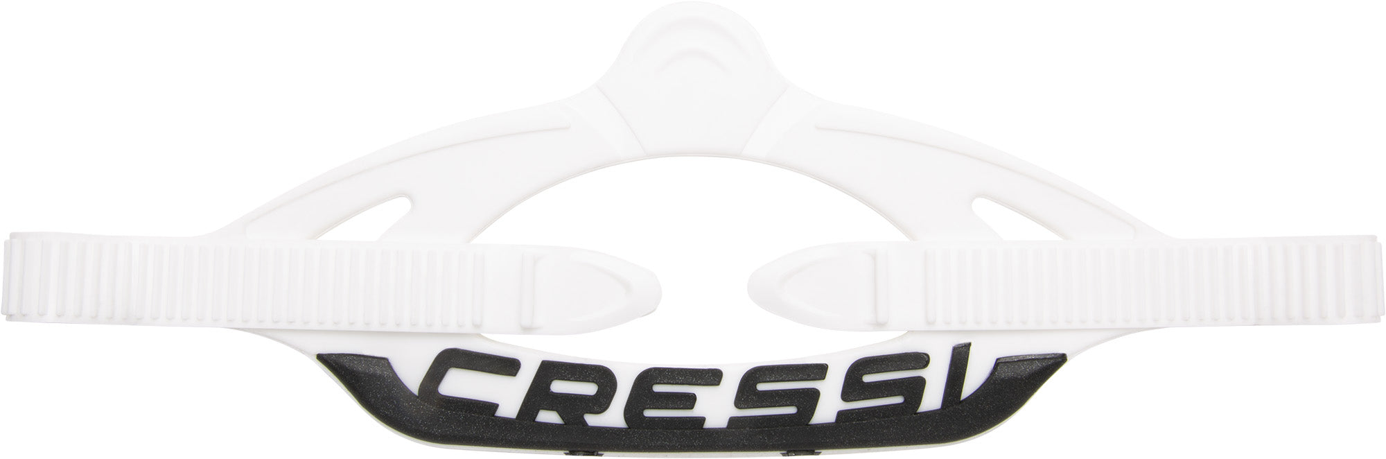 Cressi Professional Mask strap - DZ223350 - Professional Mask strap - White / Black - Scuba Diving | Spearfishing | Freediving | Snorkeling