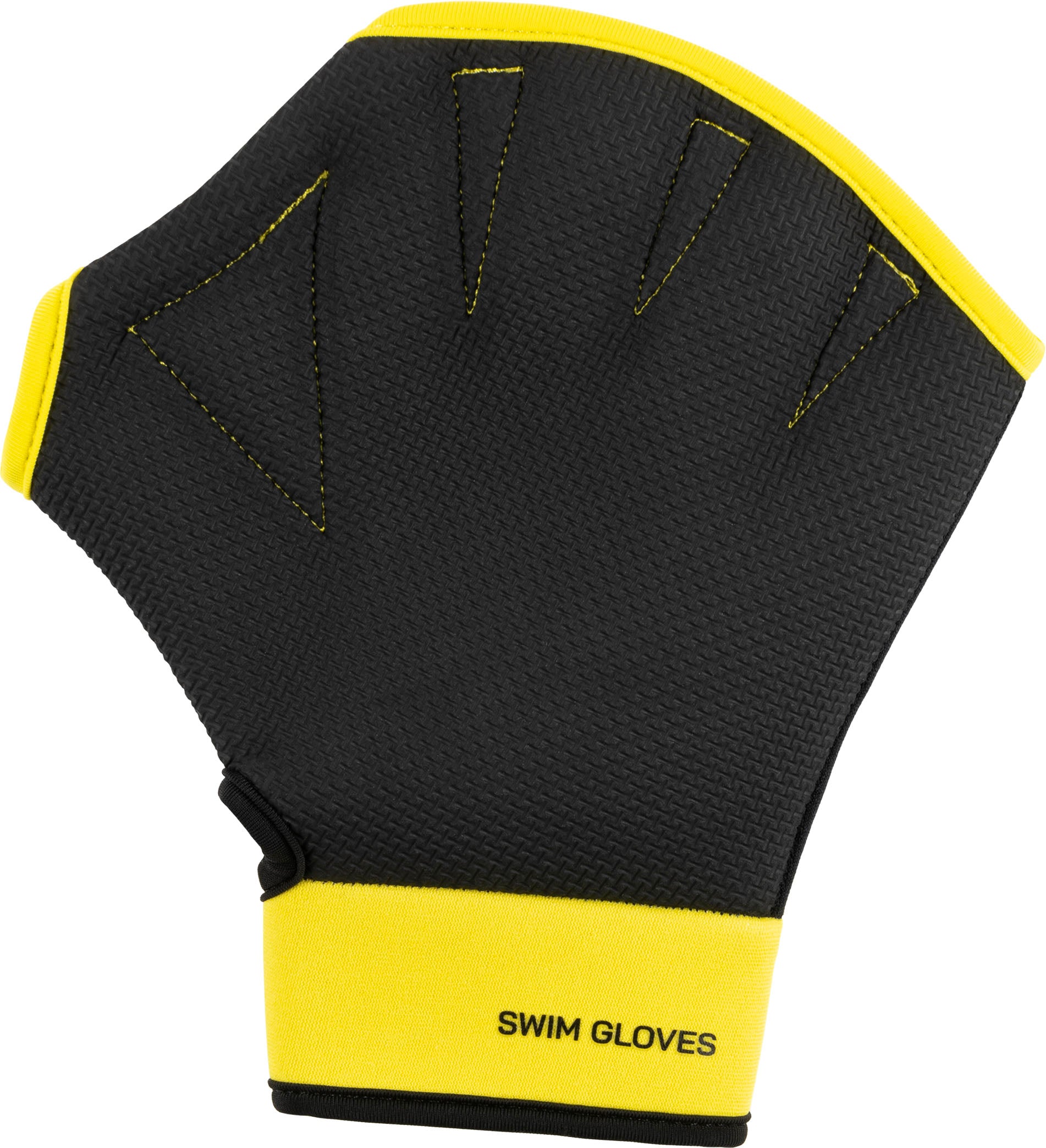 Cressi Aqua Boost Swim Gloves - DF201512 - Aqua Boost Swim Gloves - Black / Yellow / S - Swimming