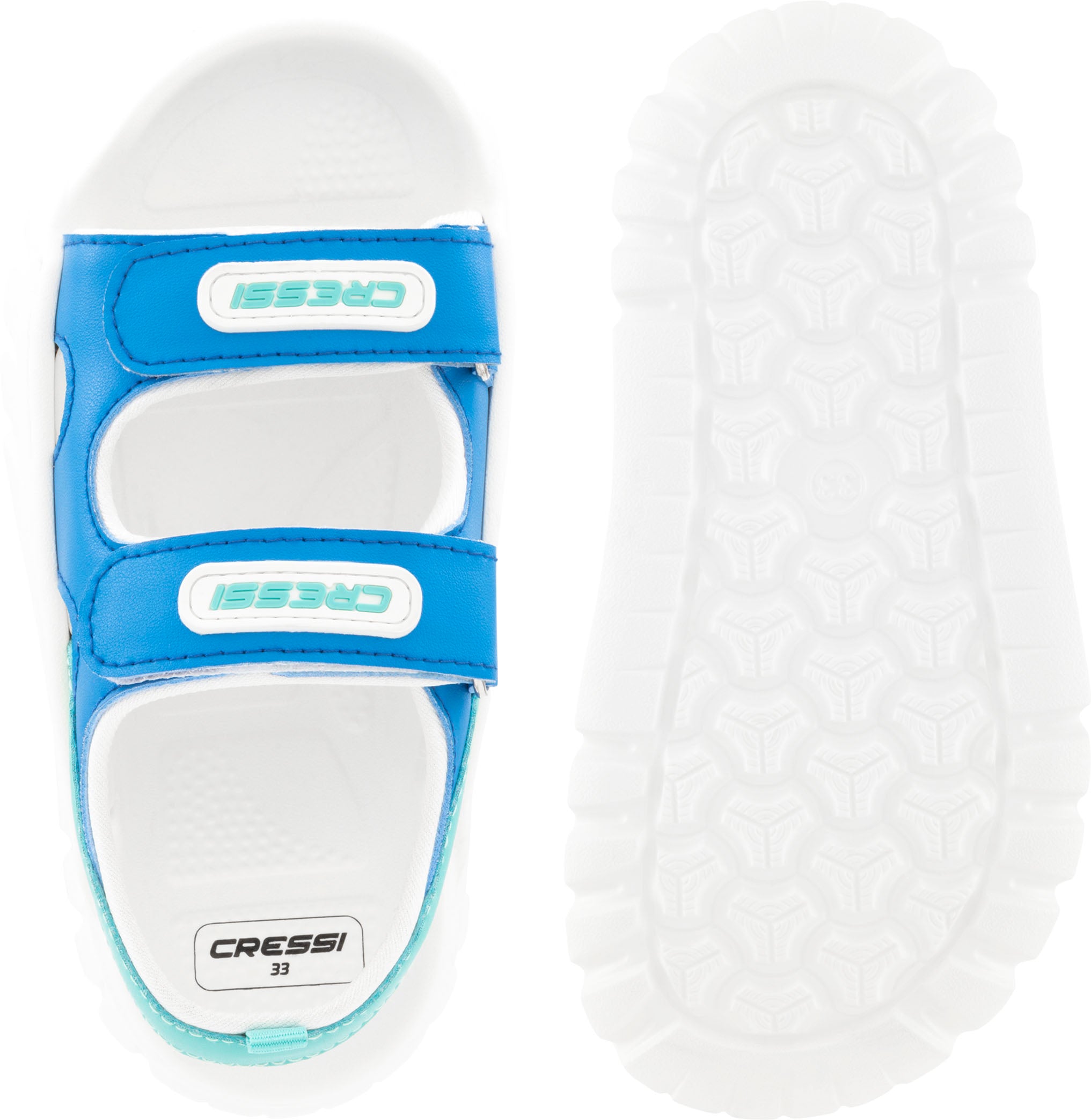 Cressi Tabby Kid Sandals - XVC103023 - Tabby Kid Sandals - Azure / Aquamarine / 23 - Beach