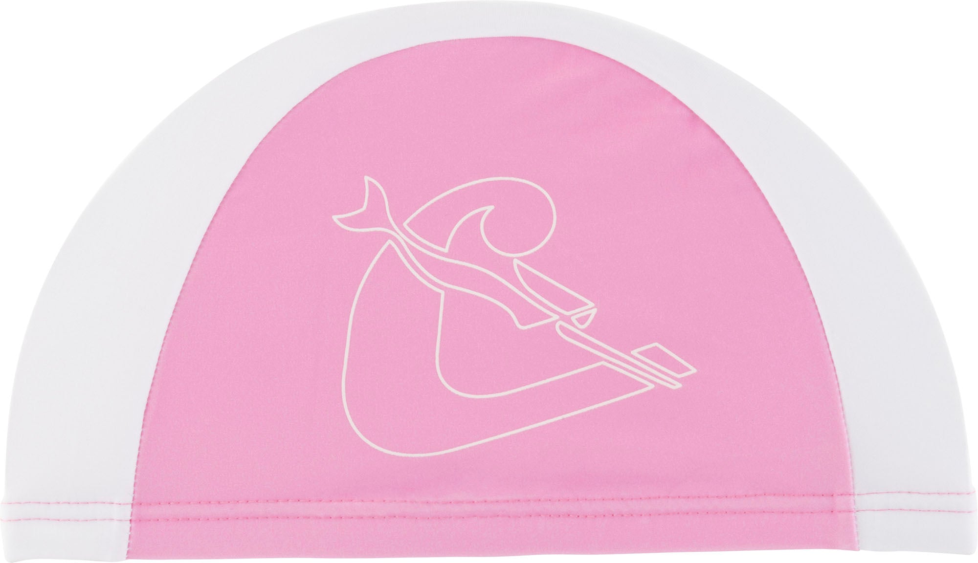Cressi Tago JR Swim Cap - XDF260143 - Tago JR Swim Cap - White / Pink - Swimming