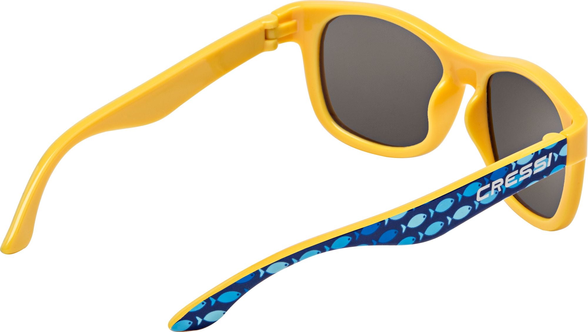 Cressi Teddy Sunglasses - XDB100432 - Teddy Sunglasses - Yellow / Blue / Blue Mirrored lens / Years 3/5 - Beach | Watersports