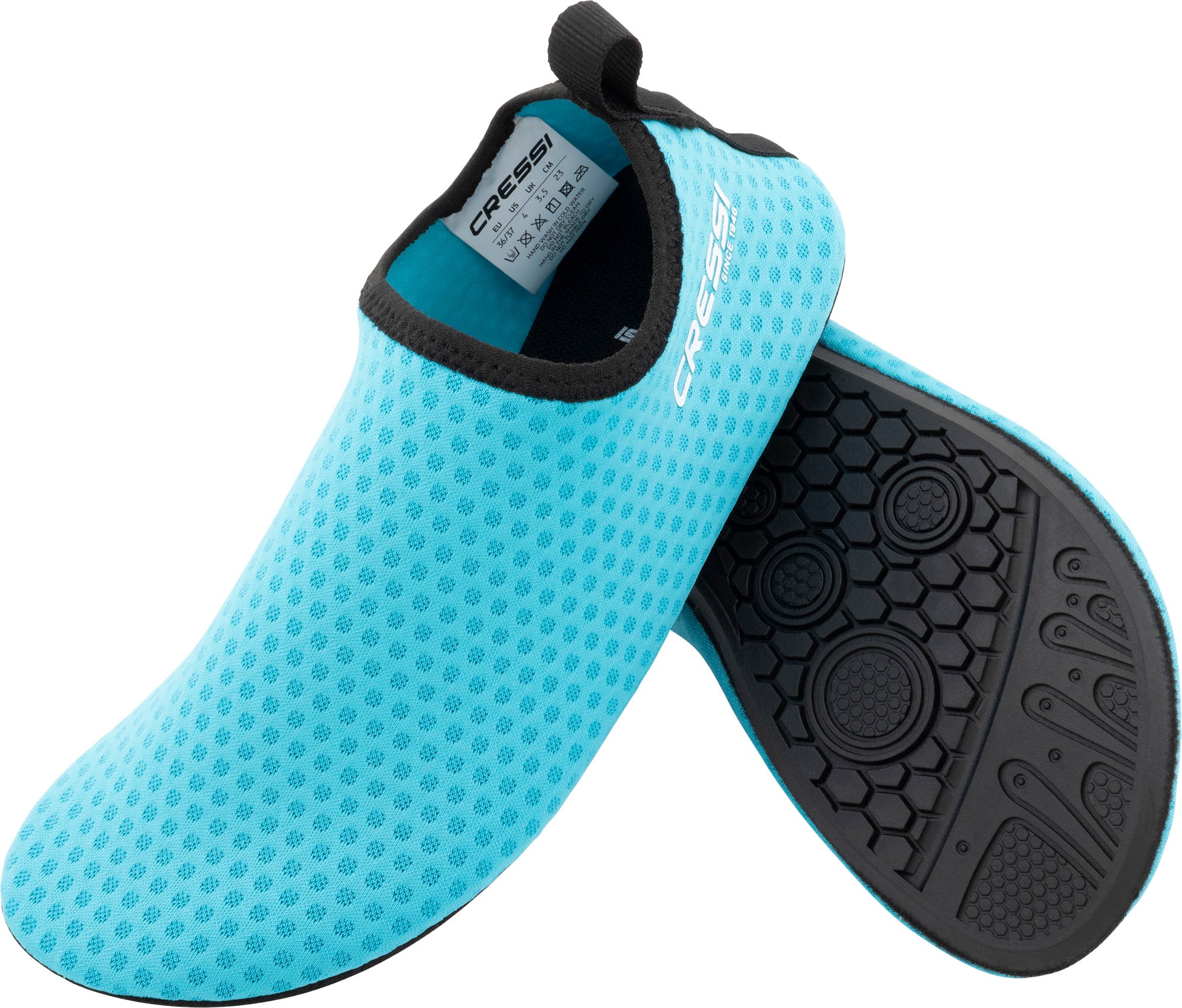 Cressi Tropea Aqua Socks - XLX423036 - Tropea Aqua Socks - Black / 36/37 - Beach | Watersports