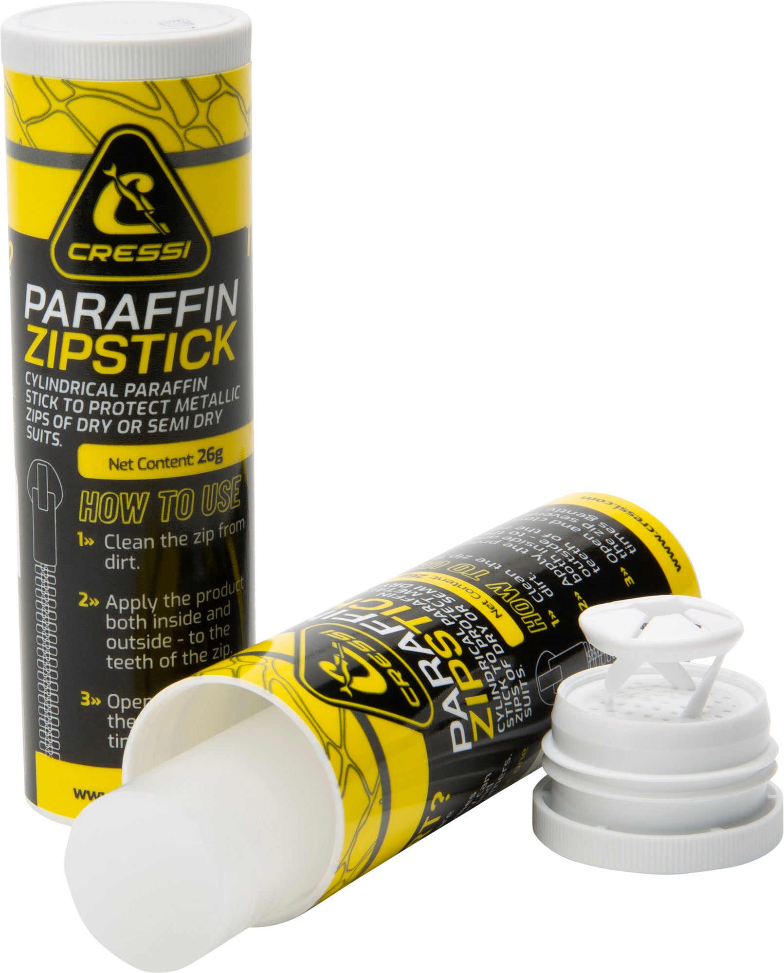 CRESSI
スキューバ３点セット　EU47/48 Cressi Zipstick Paraffin