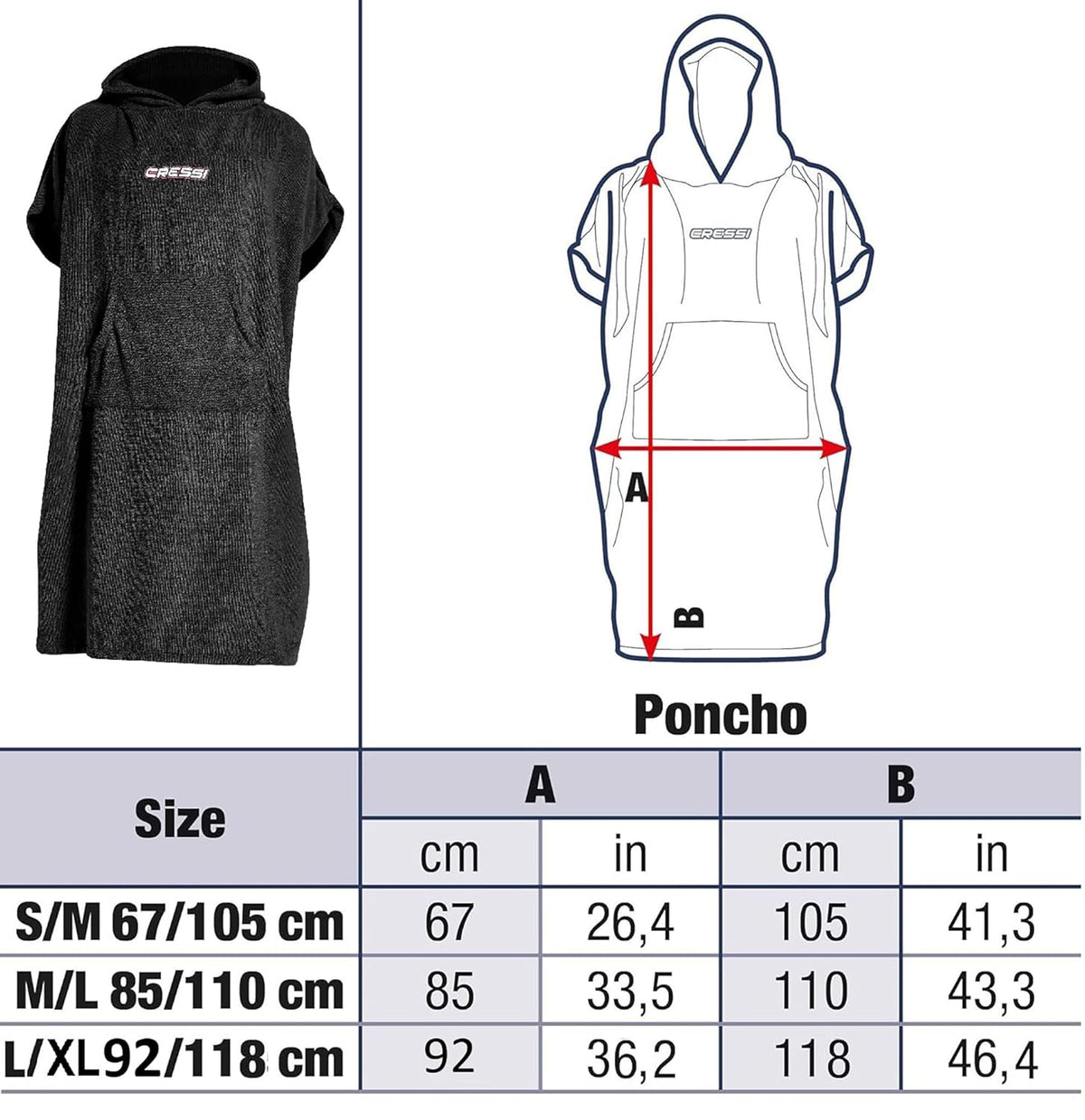 Cressi Poncho Robe