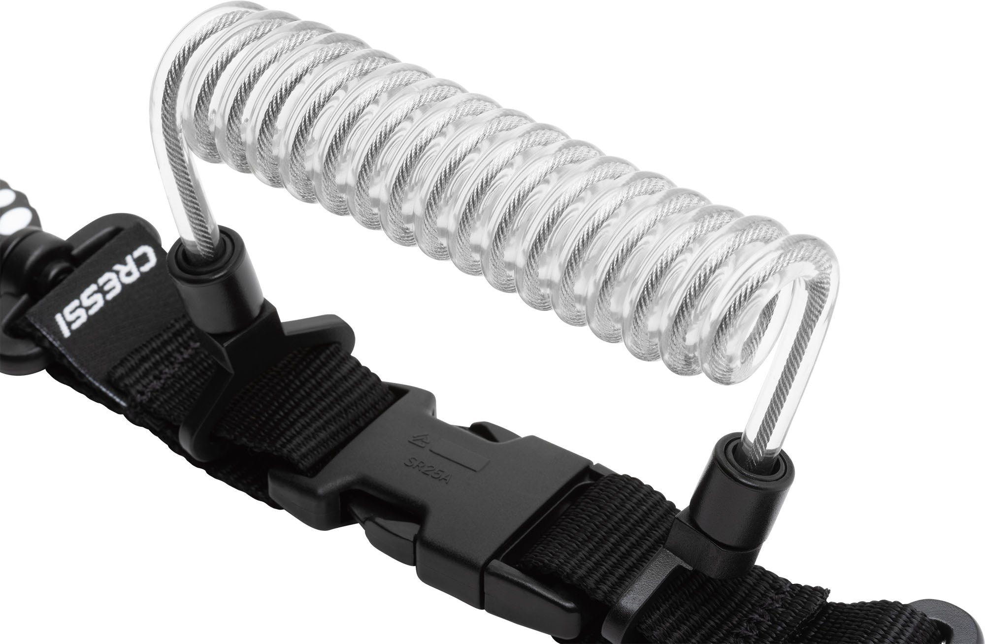 Spiralförmige Schlaufe mit Clip