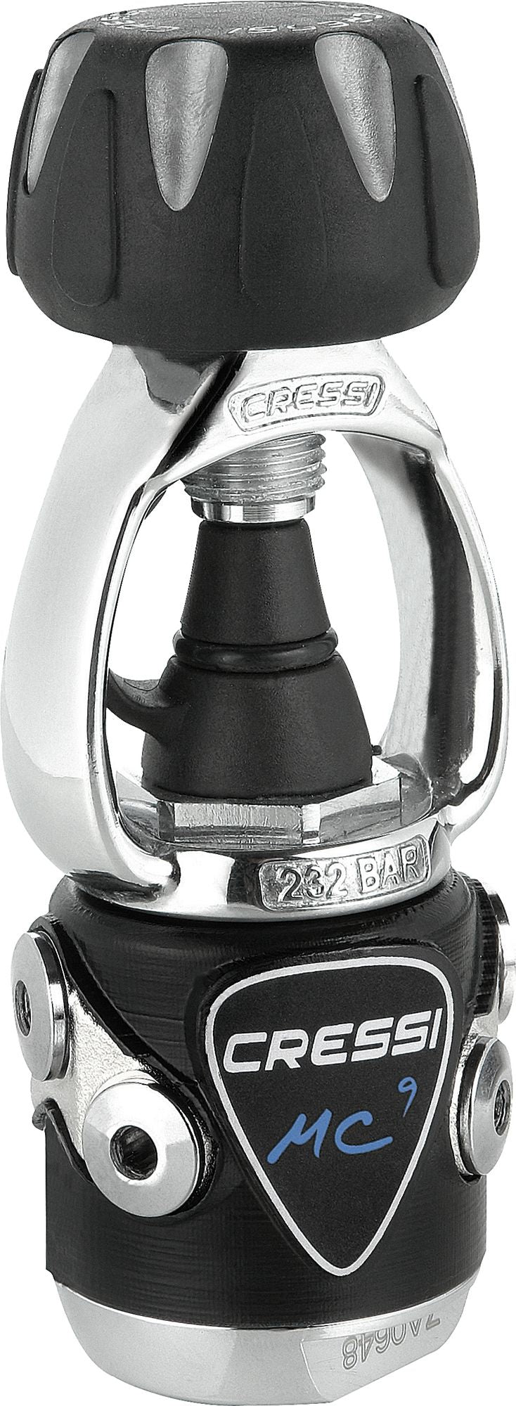 Cressi MC9 1St Stage Only - HZ820097 - MC9 1St Stage Only - Black / INT - Scuba Diving