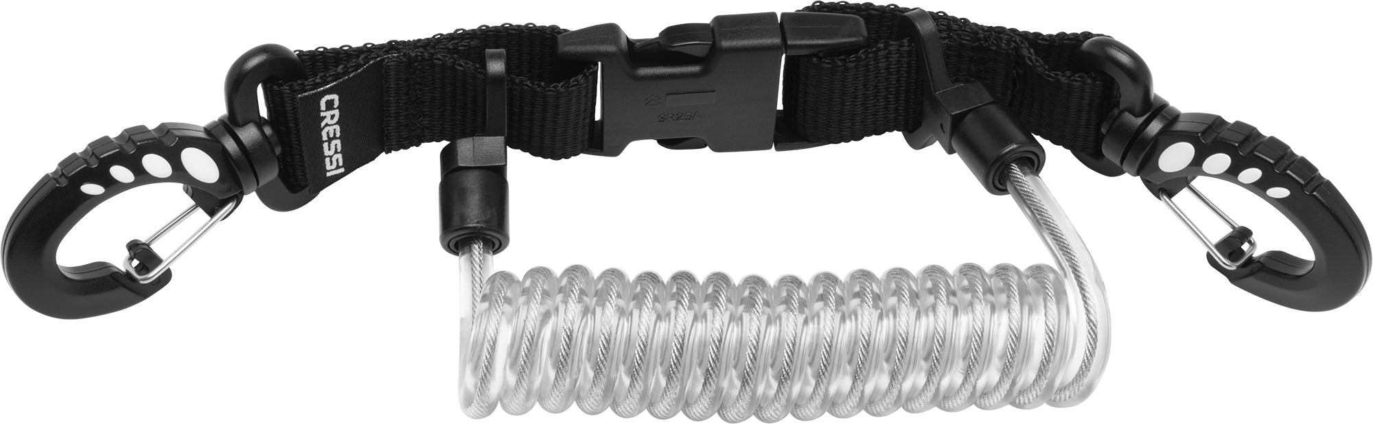Spiralförmige Schlaufe mit Clip