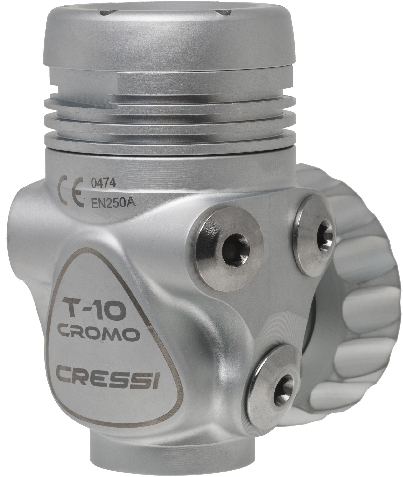 Cressi T10-SC 1St Stage Only - HZ991007 - T10-SC 1St Stage Only - Metal / DIN - Scuba Diving