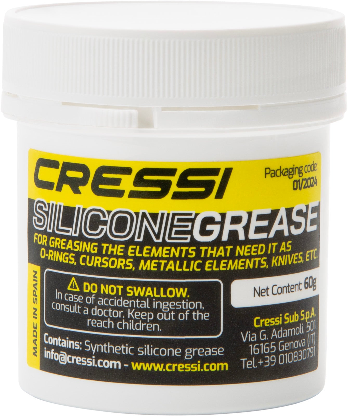 Cressi 60g Silicone Grease
