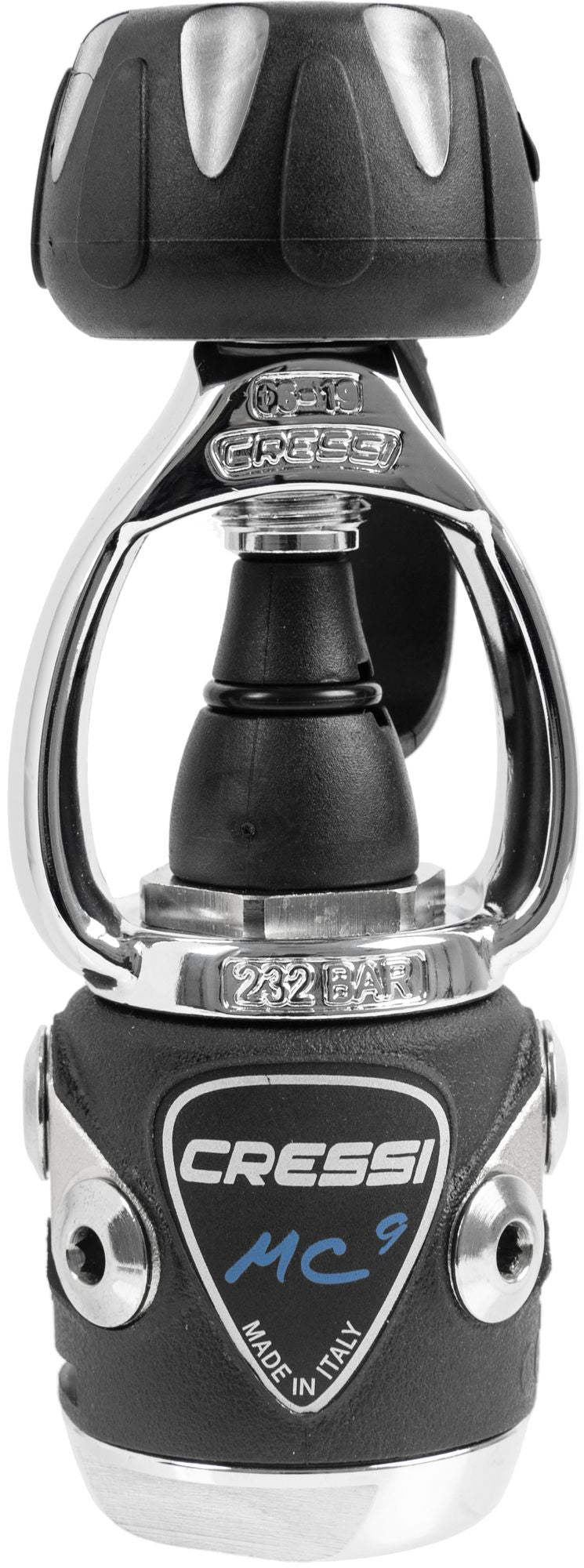 Cressi MC9 1St Stage Only - HZ820097 - MC9 1St Stage Only - Black / INT - Scuba Diving