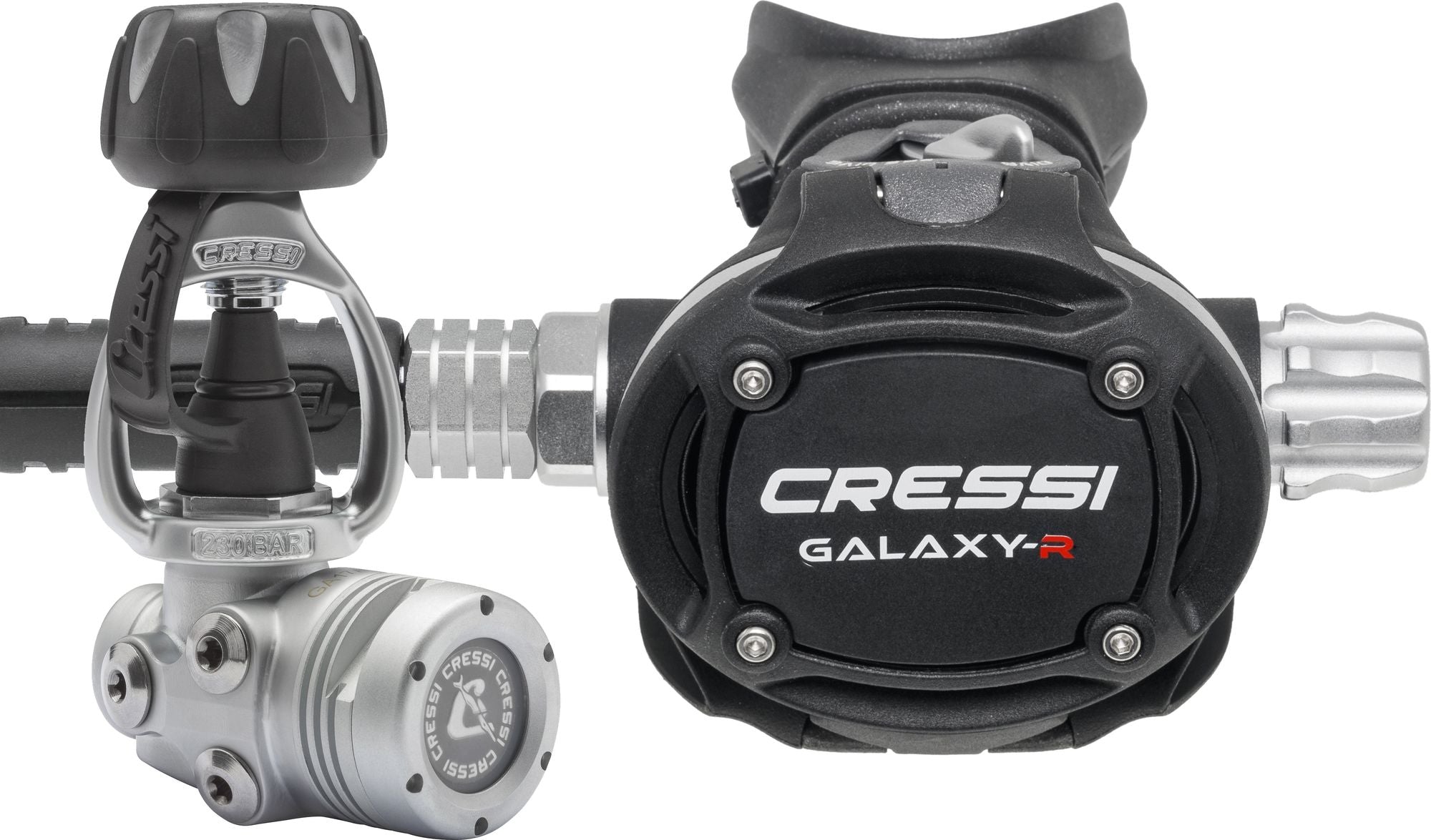 Cressi T10 Sc Cromo + Galaxy R Regulator