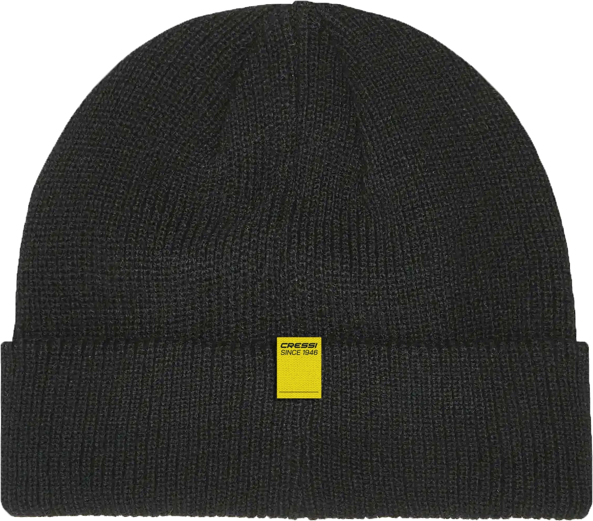 Cressi Cressi 1946 Beanie - VA900250 - Cressi 1946 Beanie - Black / Yellow - Scuba Diving | Spearfishing | Freediving | Swimming | Snorkeling | Beach | Watersports