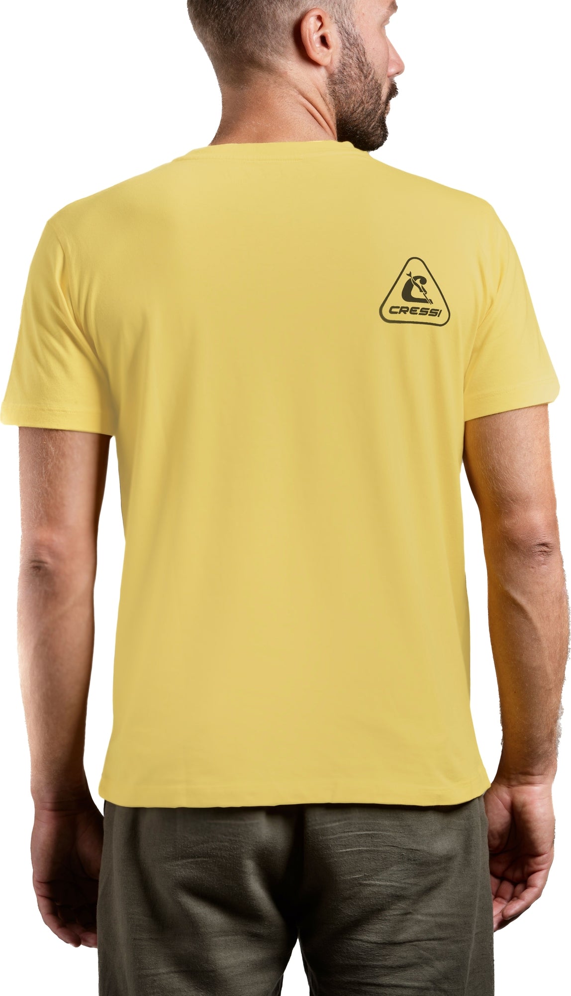 Cressi Cressi 1946 T-Shirt Man - VA944112 - Cressi 1946 T-Shirt Man - Yellow / Black / S - Scuba Diving | Spearfishing | Freediving | Swimming | Snorkeling | Beach | Watersports