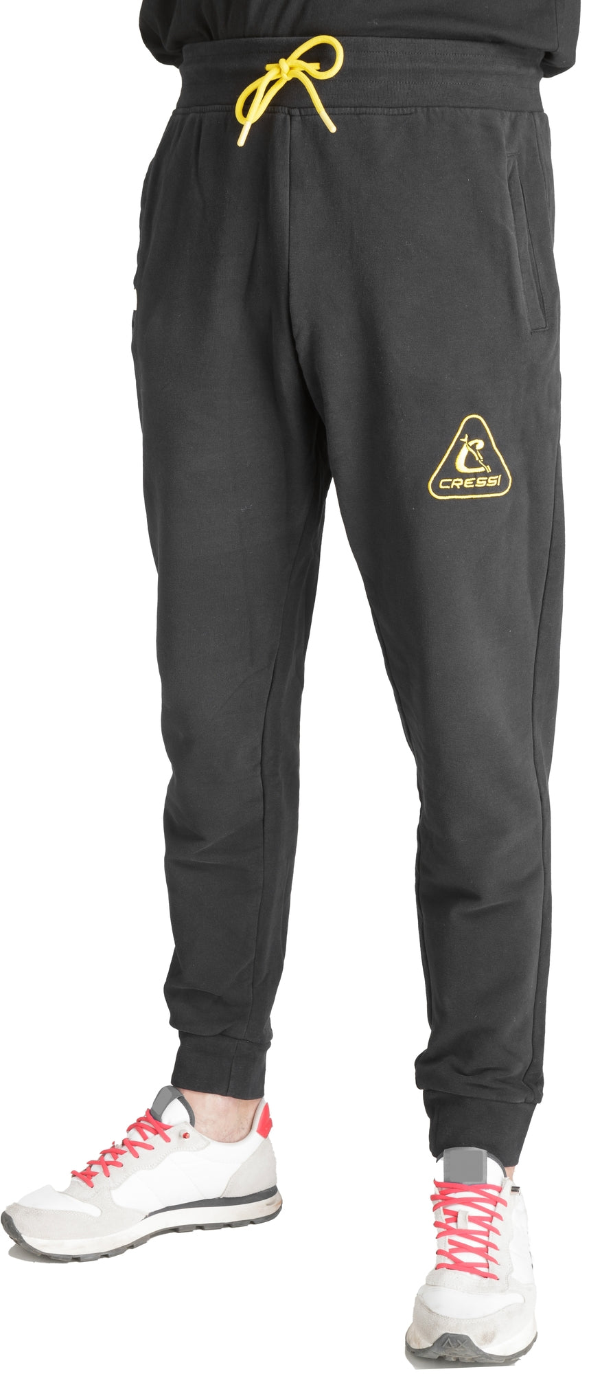 Cressi Cressi 1946 Sweatpants - VA945701 - Cressi 1946 Sweatpants - Black / Yellow / XS - Scuba Diving | Spearfishing | Freediving | Swimming | Snorkeling | Beach | Watersports