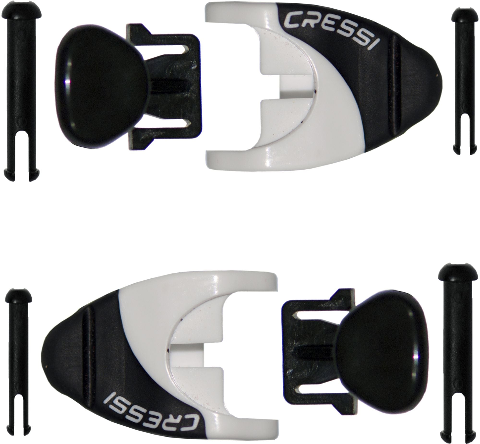 Cressi Marea - Sky - Ocean Buckles fibbie spiaggia mascher ricambi snorkeling & beach mask accessor spare part buckles