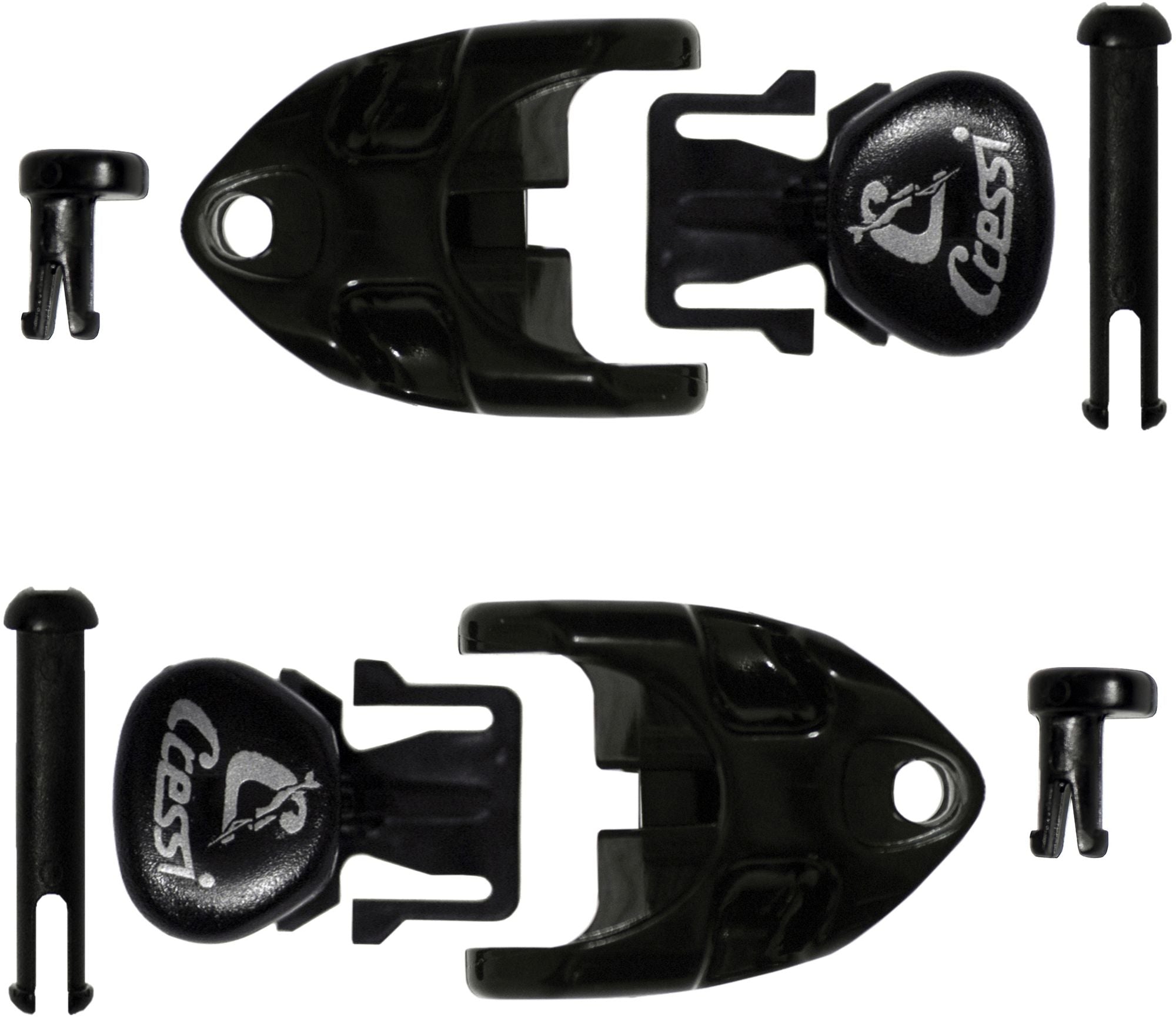 Cressi Scuba Dive Mask Buckles fibbie maschere scuba immersion subacque mascher ricambi scuba diving mask accessor spare part buckles