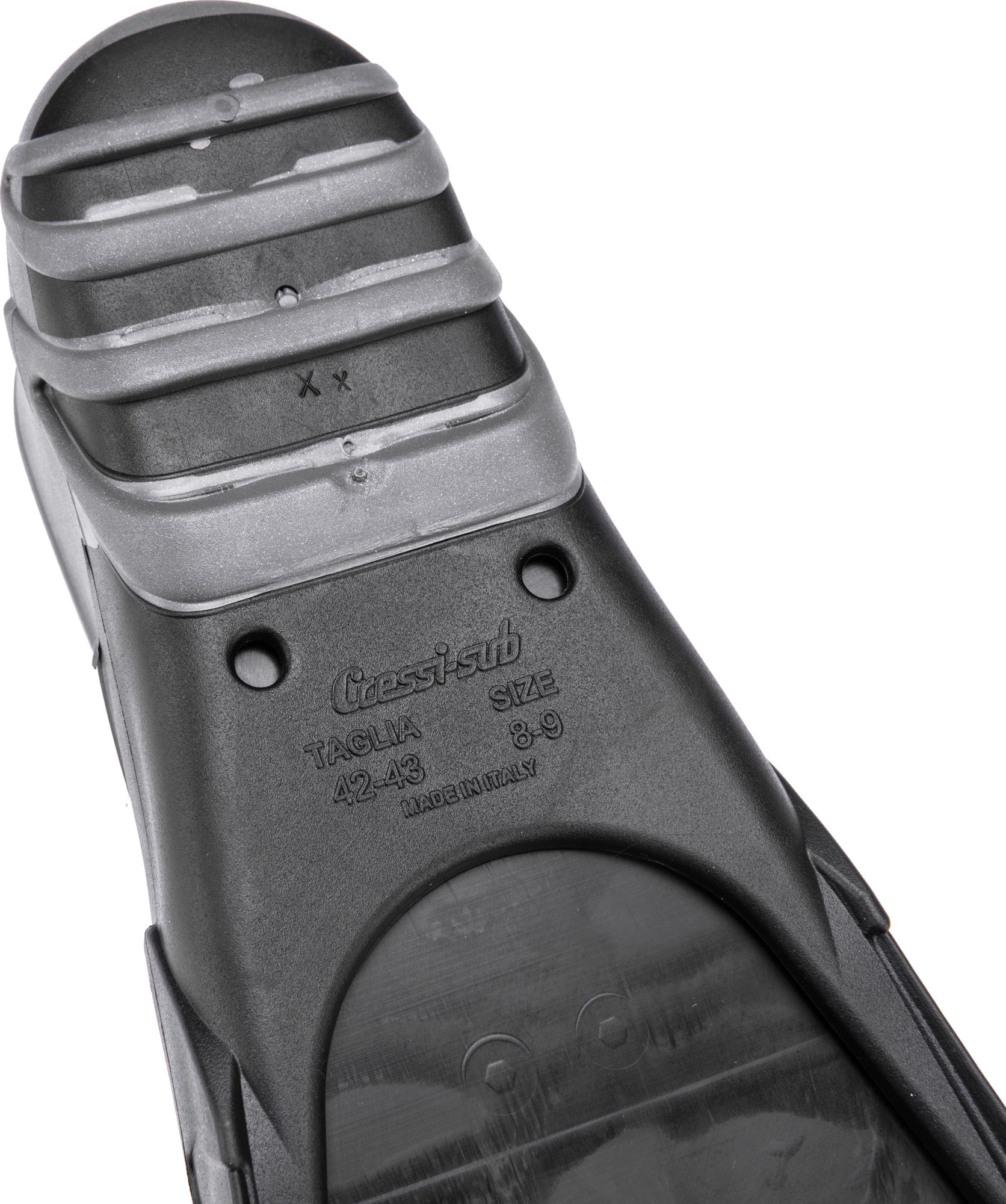 Cressi Gara Modular Fins Foot Pocket - BH005036 - Gara Modular Fins Foot Pocket - Black / Grey / EU 36/37 - Spearfishing | Freediving