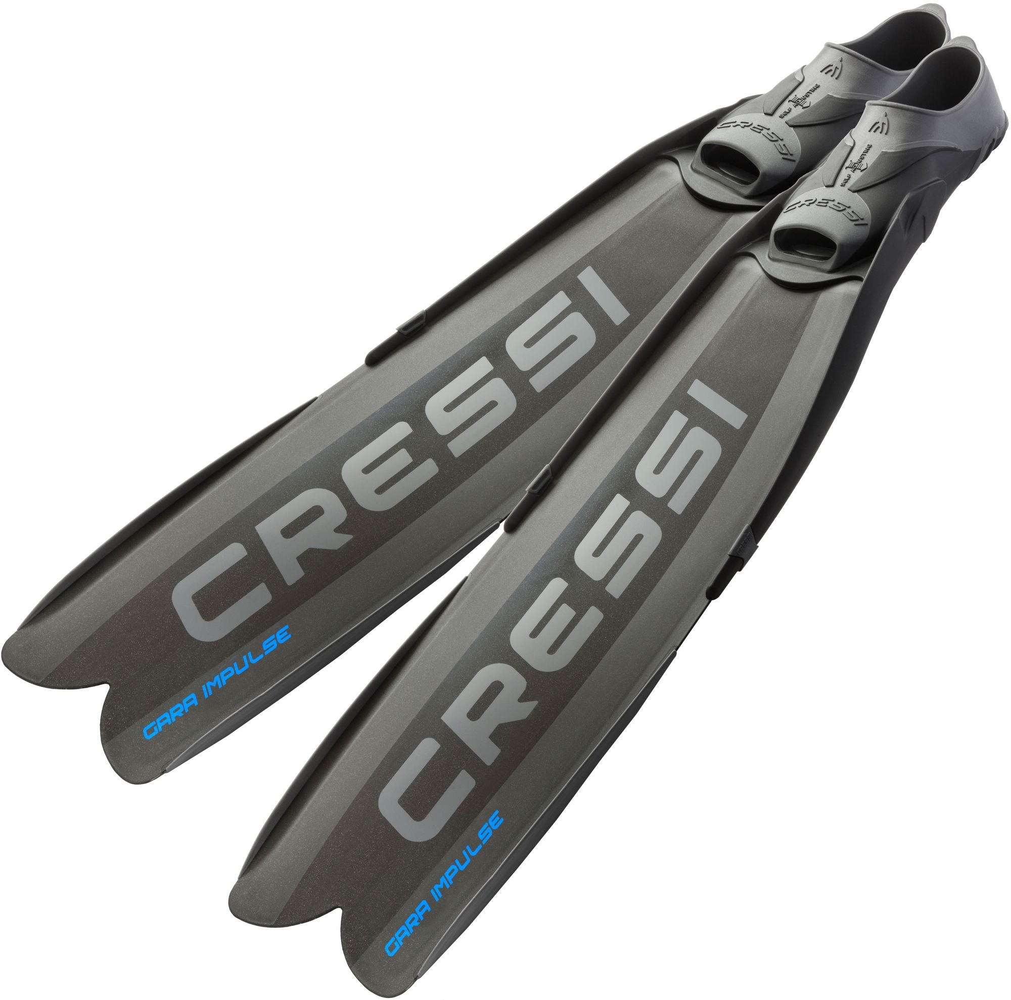 Cressi Gara Modular Impulse Fins pinne apnea pesca pinn scarpett chius pal lung spearfishing freediving long blade full foot fins adult