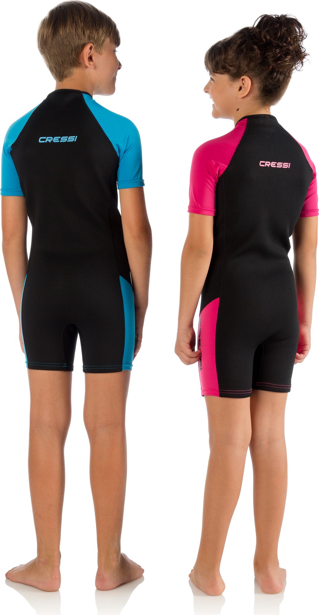 Cressi Little Shark Shorty Junior shorty junior spiaggia muta mute umid mutino snorkeling & beach neoprene wetsuit short sleeve shorty junior
