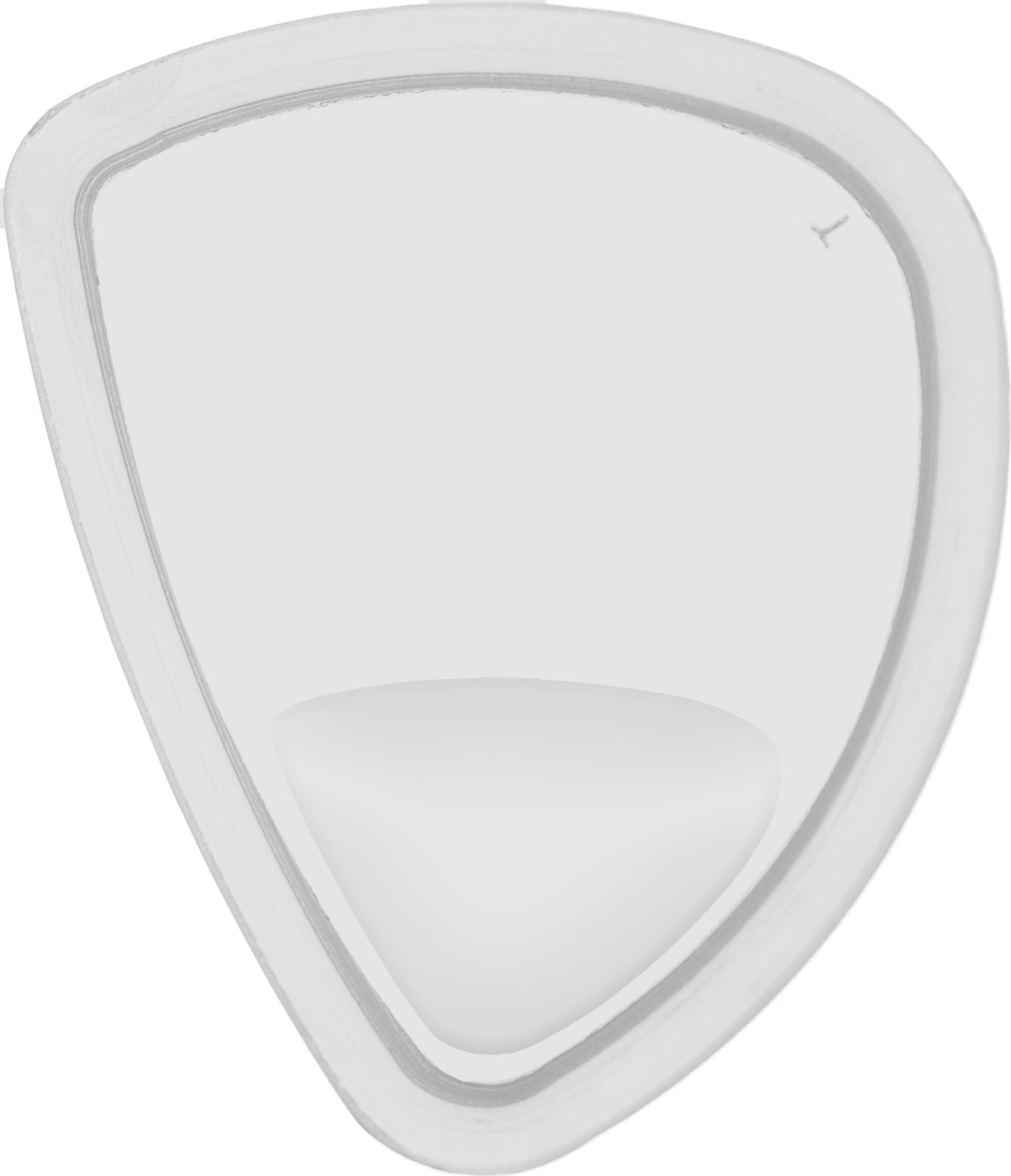 Cressi Big Eyes Evo - Quantum Mask Positive Optical Lens - DI335110 - Big Eyes Evo - Quantum Mask Positive Optical Lens - Clear / Left Diopter +1.0 - Scuba Diving | Spearfishing | Freediving | Snorkeling