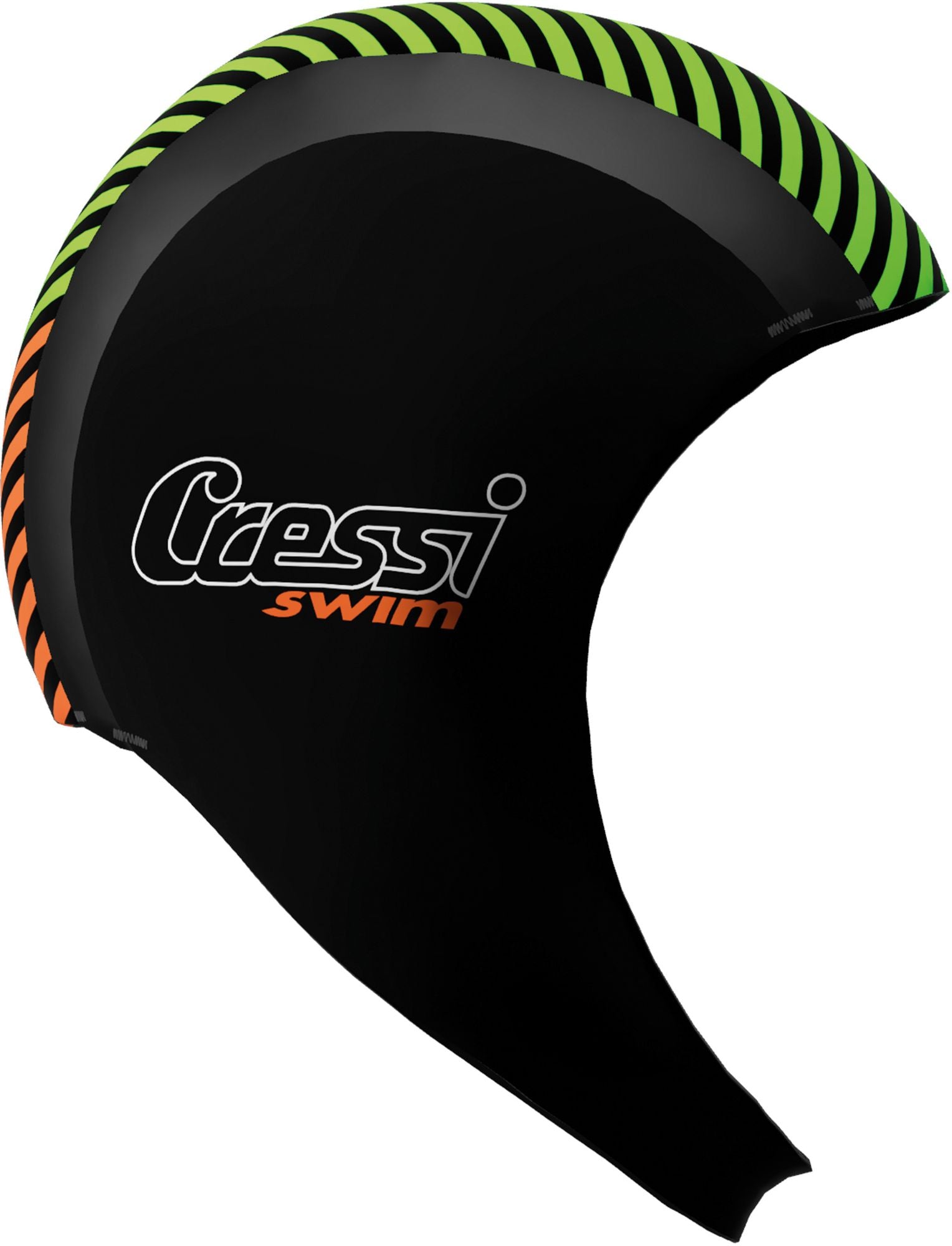 Cressi Swim Hood - DG002397 - Swim Hood - Black / S/M / 2 mm - Swimming